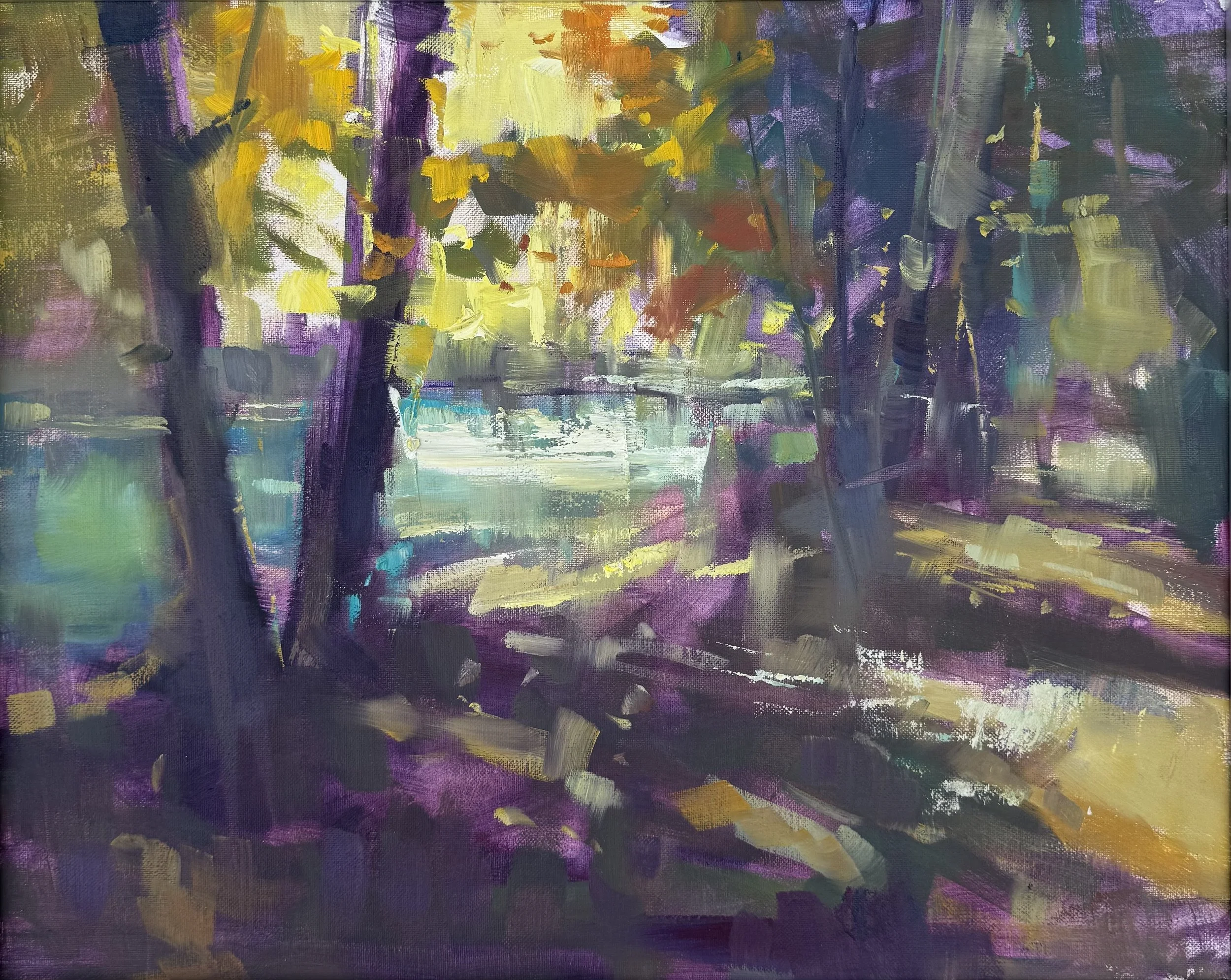 Morning Light at the Pond
