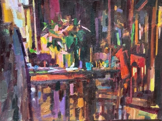 Interior with Table by Richard Fennel