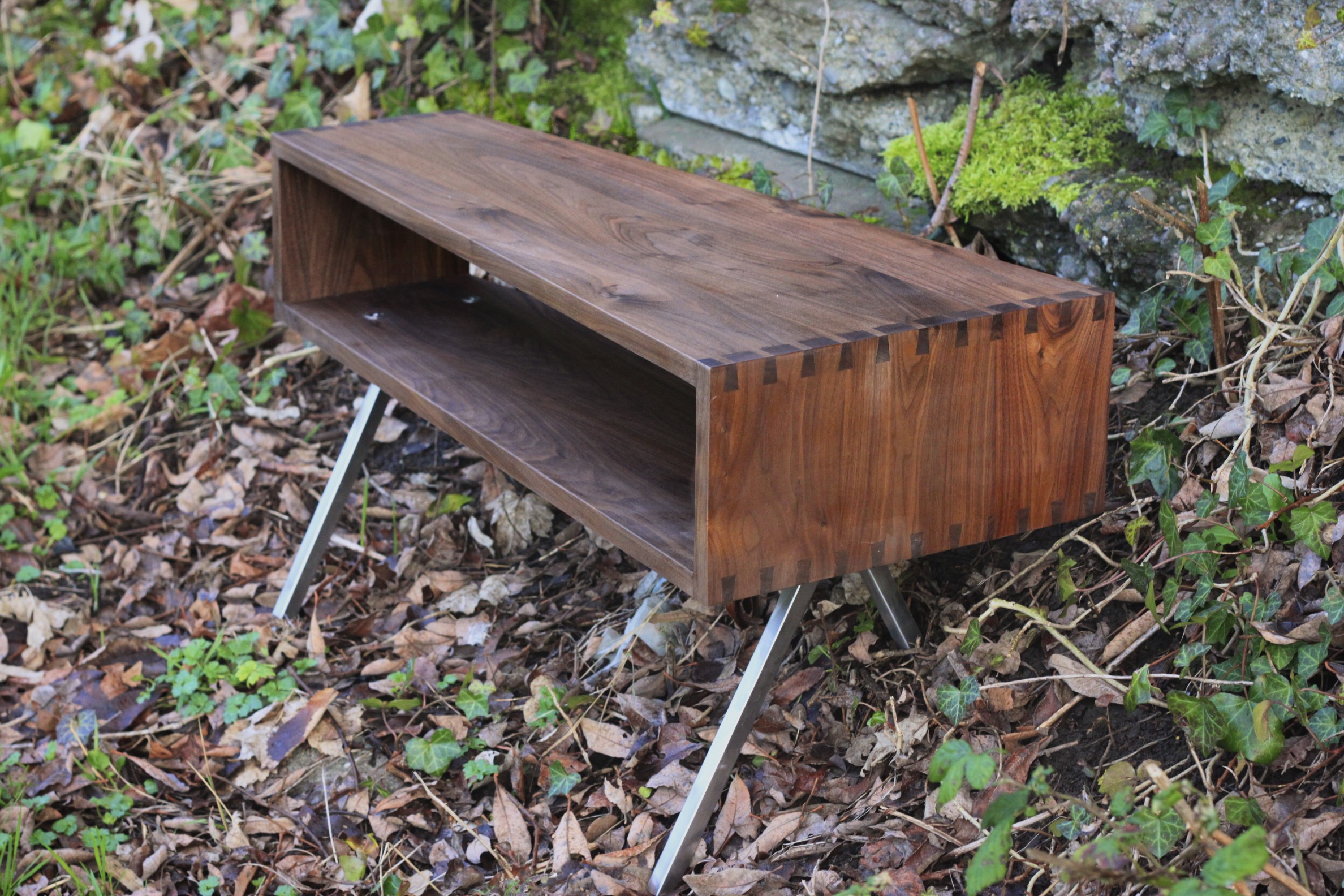 Joinered Cubby Coffee Table, Walnut