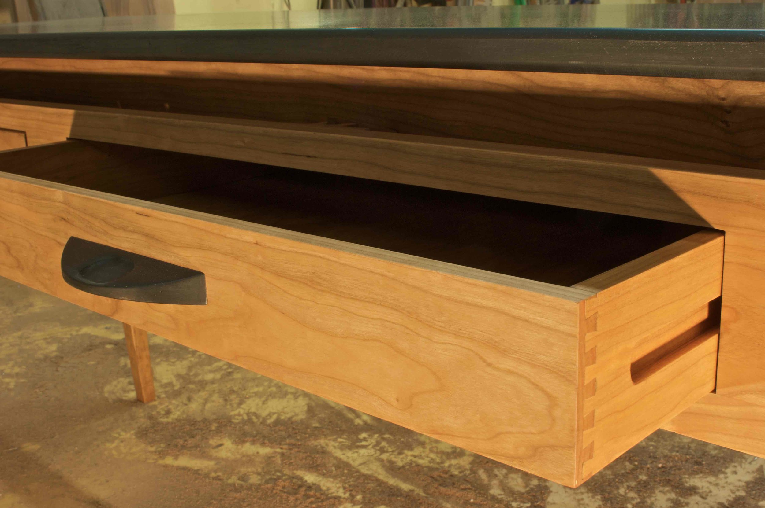 Cherry Table Base Drawer detail.jpg