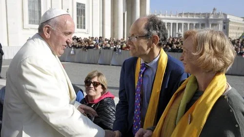 Meeting the Pope in 2016