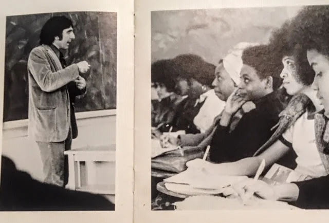 My dad, Don McCormack teaching a class at Skidmore College 1971