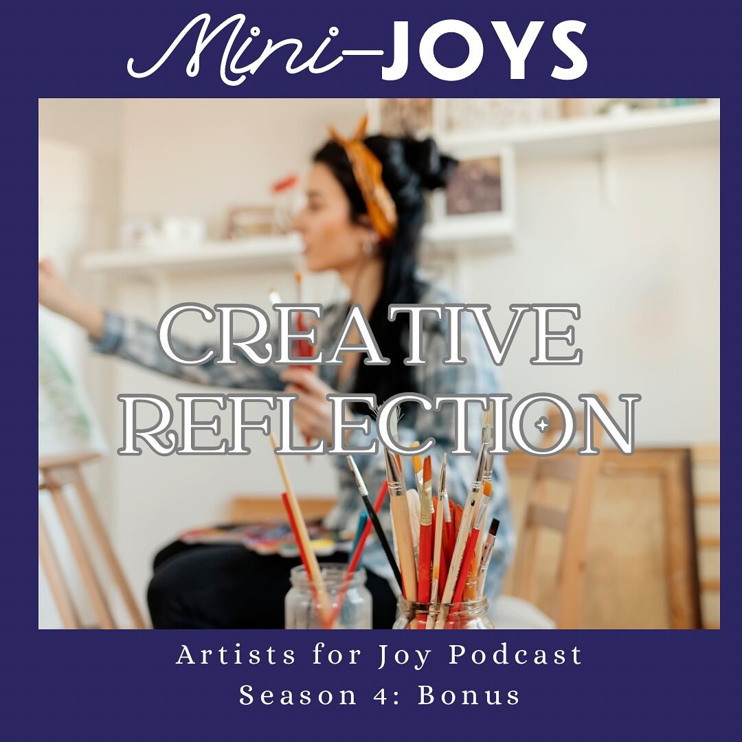 This week on the podcast, I&rsquo;ve got a self-coaching exercise to help you create your path and reflect using the power of creativity!

Listen via the link in bio or by searching Artists for Joy in your podcast player of choice 😉 

#selfcoaching 