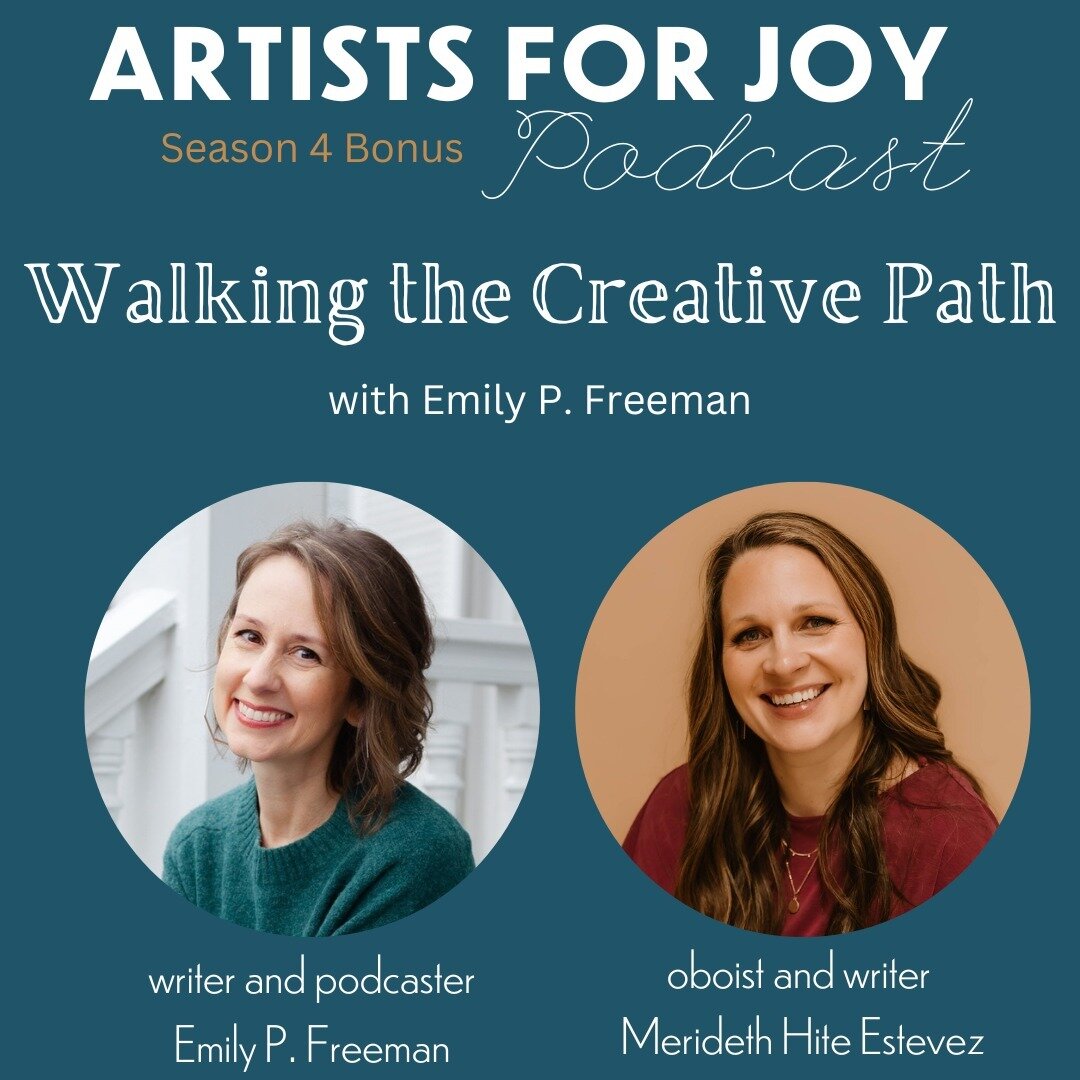 I'm so excited to share this interview with you. @emilypfreeman was instrumental in my stepping onto the writing path and any day I get to chat with her is a good one. I am so grateful to her, and when you listen to this episode, you'll understand wh