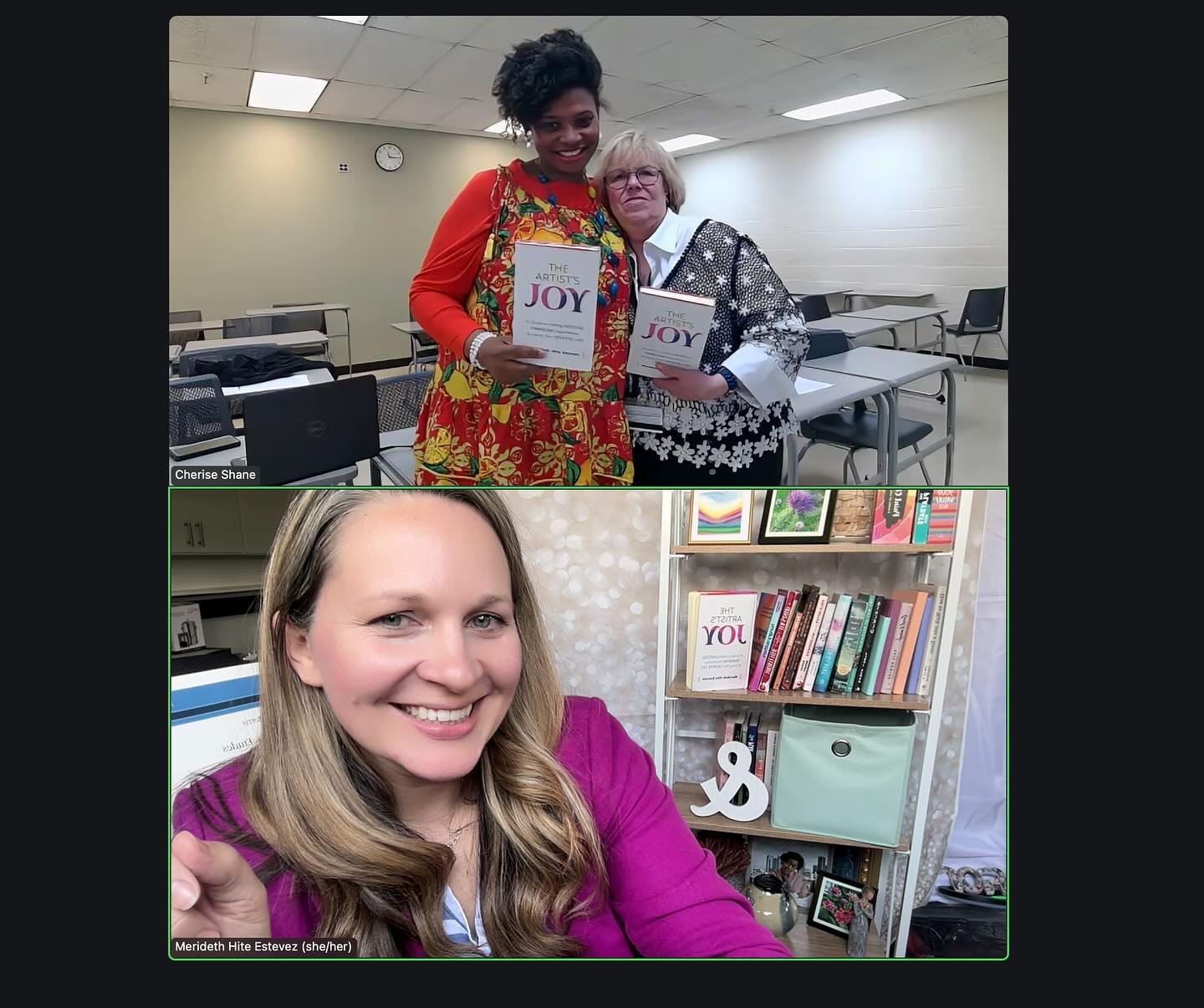 Just had a pleasure of speaking with the students at Community College of Philadelphia about my book, The Artist&rsquo;s Joy. We forgot to take a picture and only remembered after everyone left. 😂 I&rsquo;m just so grateful to do this work. 🥹 Power