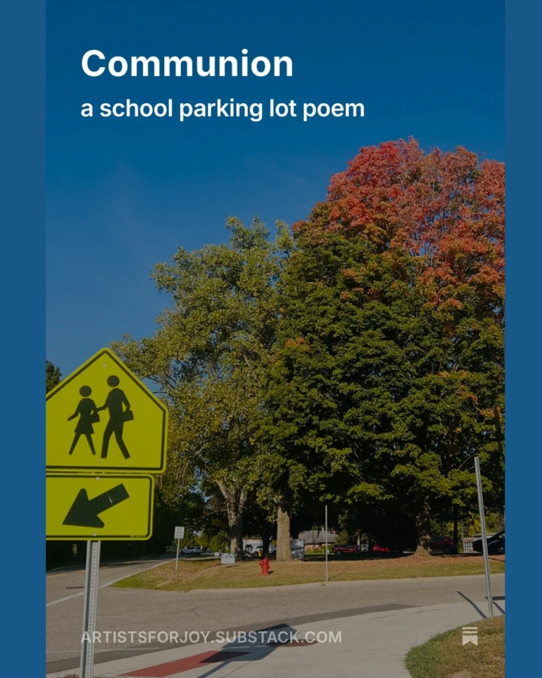 &quot;How will the little child lead them
if she's locked in a closet?
What can hands heal holding weapons?&quot;

You can read the entire poem via artistsforjoy.substack.com or click the link in bio.