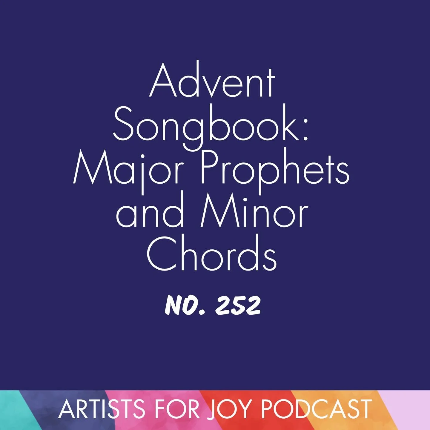 LIVE FROM NEW YORK, IT&rsquo;S ARTISTS FOR JOY! 😜
 
Haha, not live, per se, but recorded in the city, at least! 
 
The pod must go on, so after rehearsal, I recorded this week&rsquo;s episode: a continuation of the new Advent Songbook series. 

In t