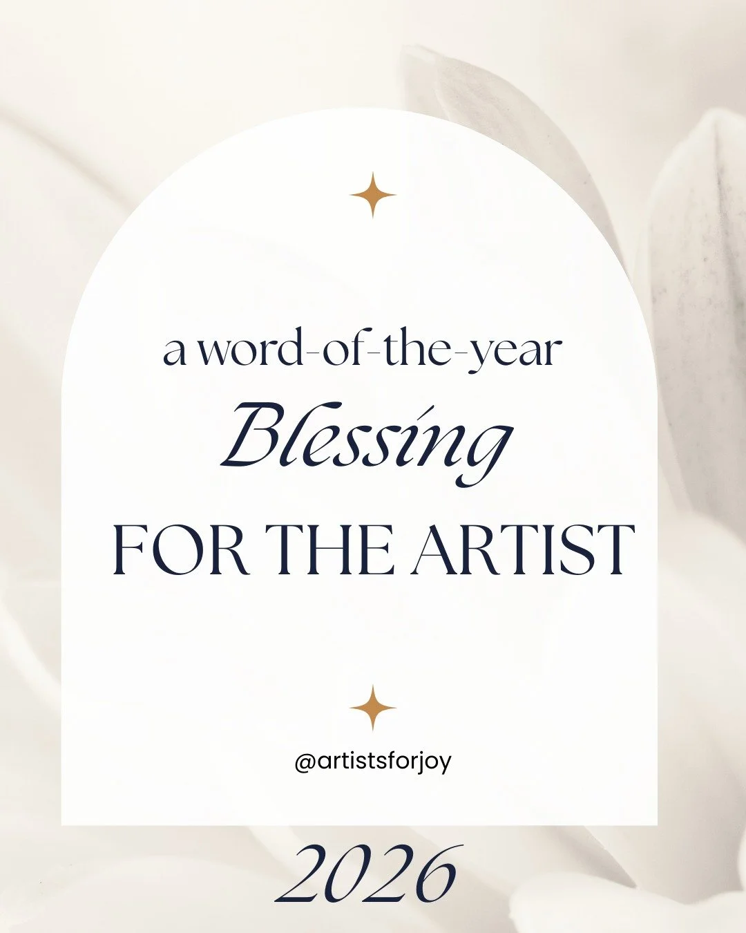A word-of-the-year blessing for the artist 💜 Direct from episode 256 of Artists for Joy! 

Listen to ep. 255 and 256 for word-of-the-year practices and gentle invitations to listen deeply as you enter a new year. Artists for Joy Podcast is available
