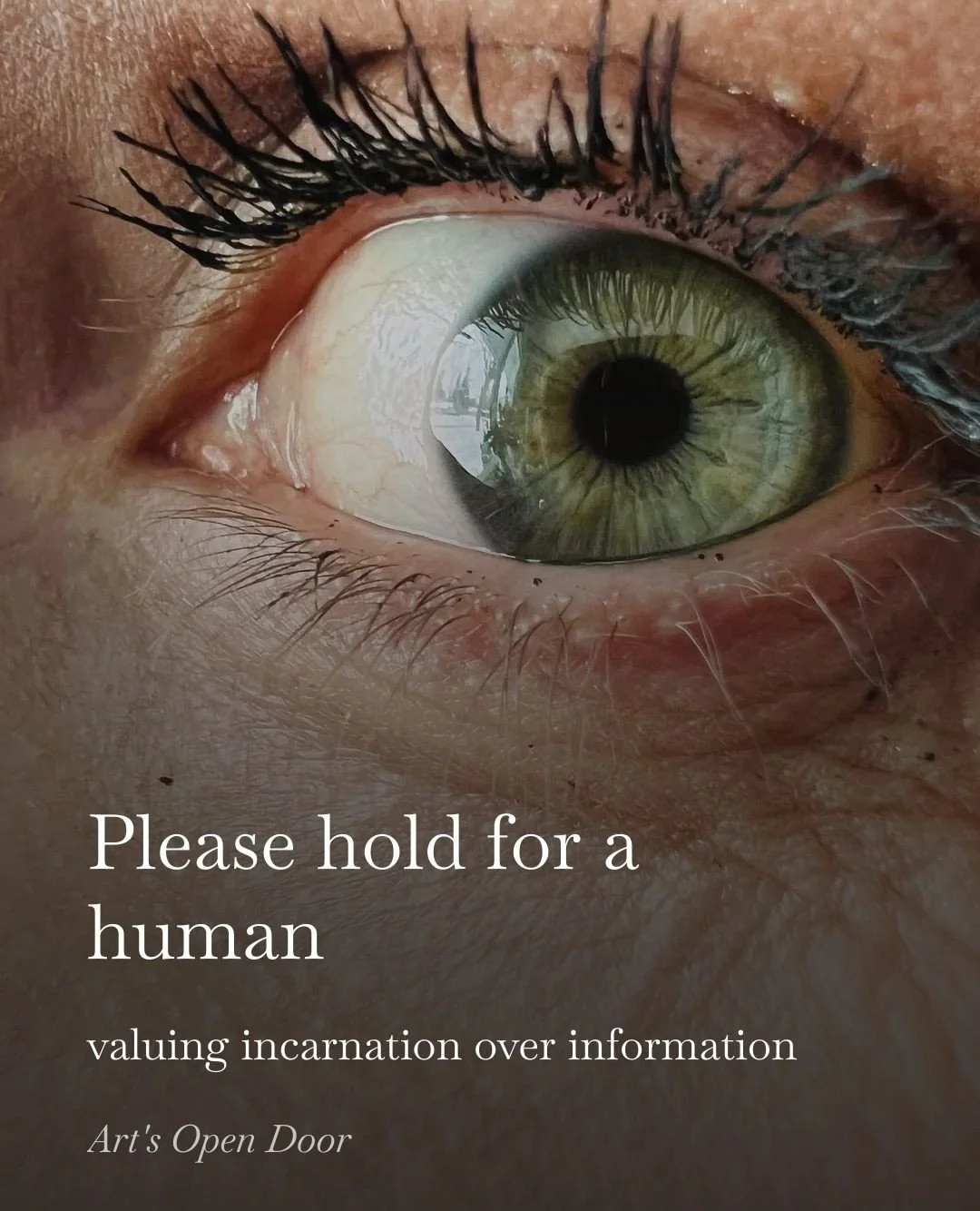 After spending six out of seven minutes on a customer service call trying to get past the automated bot, I started wondering: What does it mean to be human now?⁠
⁠
We live in a wilderness of open tabs, blue tracking dots, and overwhelming noise. The 