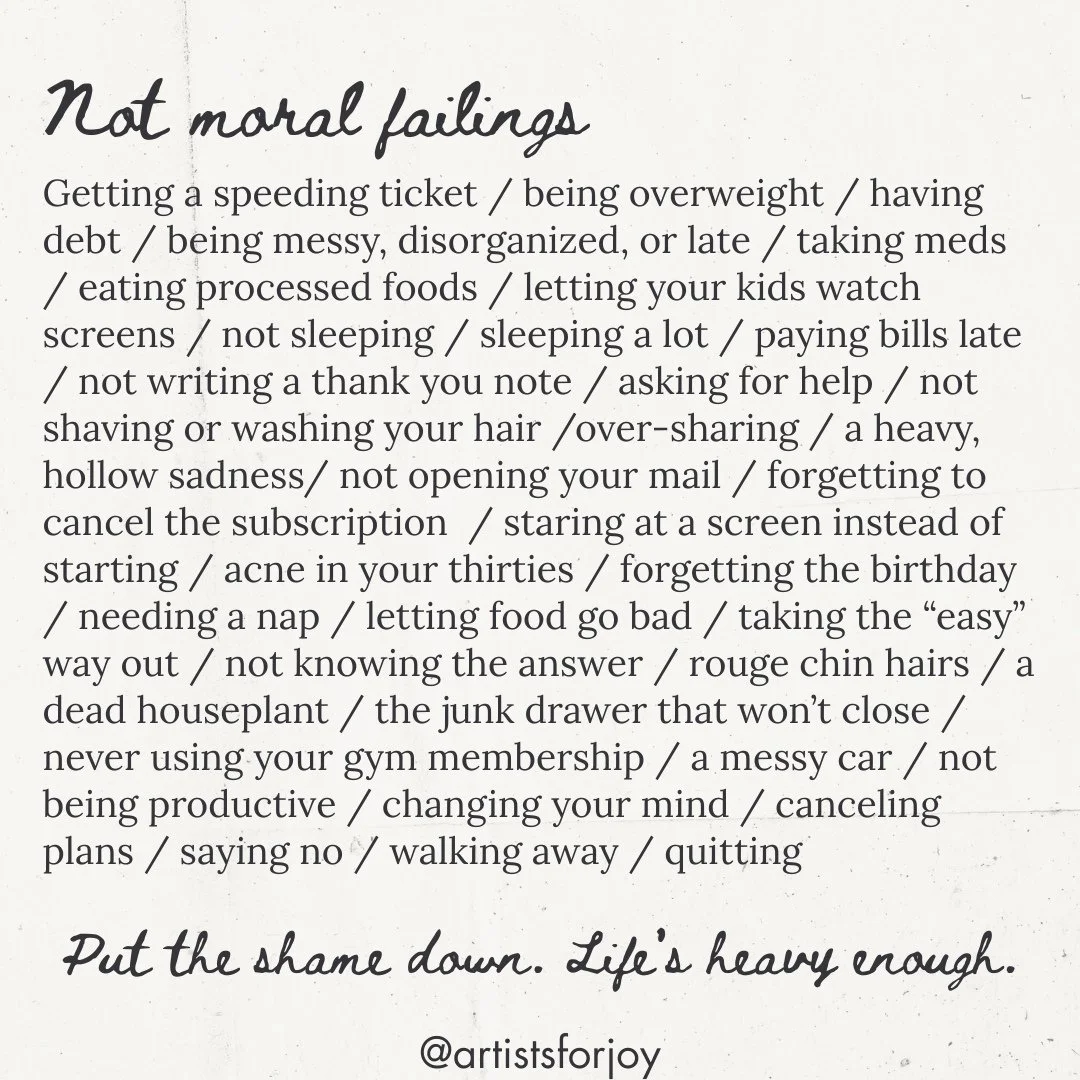 Week 6 of Julia Cameron's book, "The Artist's Way," is all about money--specifically how attitudes toward abundance and scarcity affect our creative joy. Our group discussion last night with the Starlight TAW cohort reminded me of a list I'