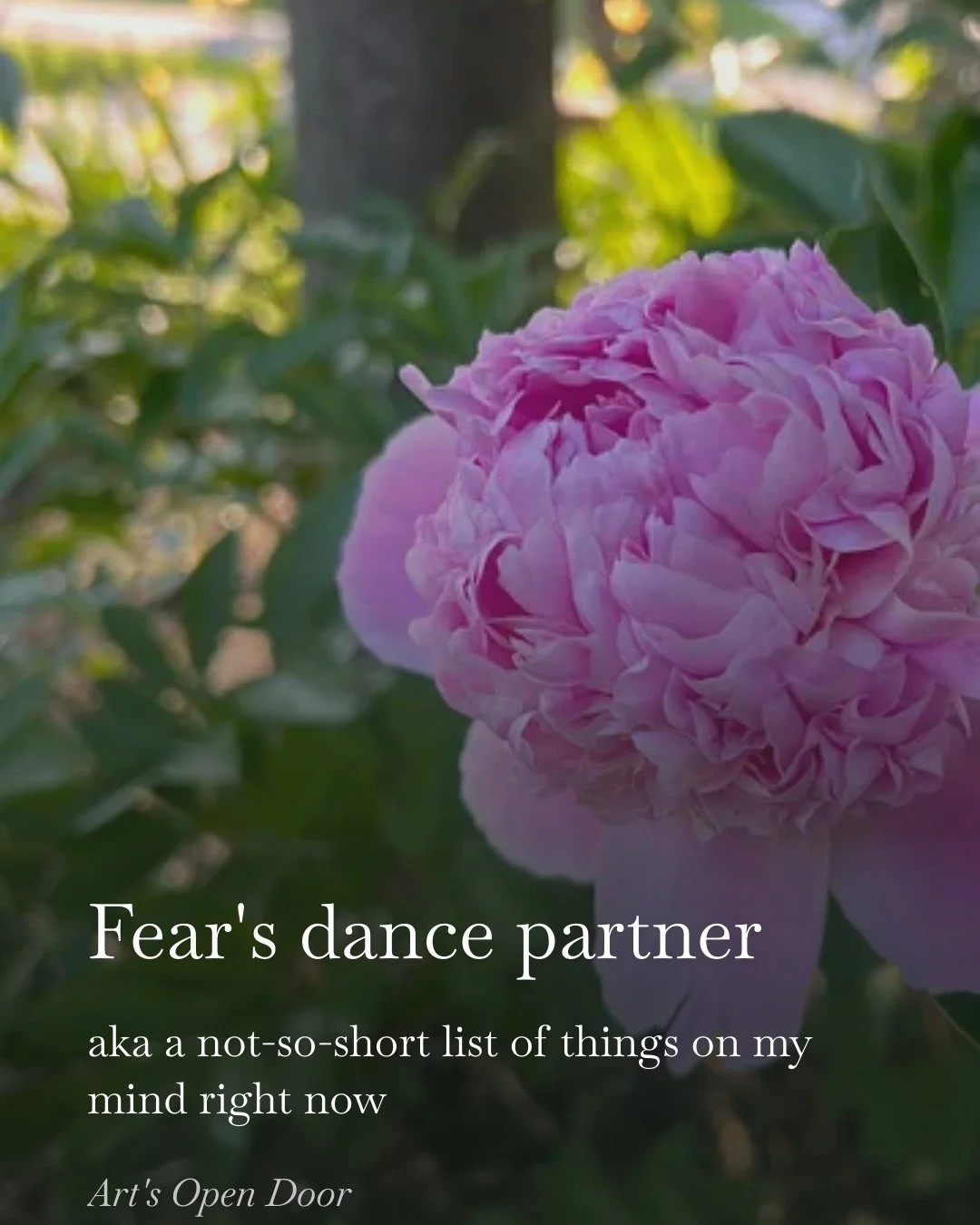 Fear is a manifestation of courage. It&rsquo;s a sign that you care, a sign to move forward and start spinning. 🩰✨

I used to think fear meant I should stop. But reading Elizabeth Gilbert years ago taught me the opposite: fear means creativity is cl