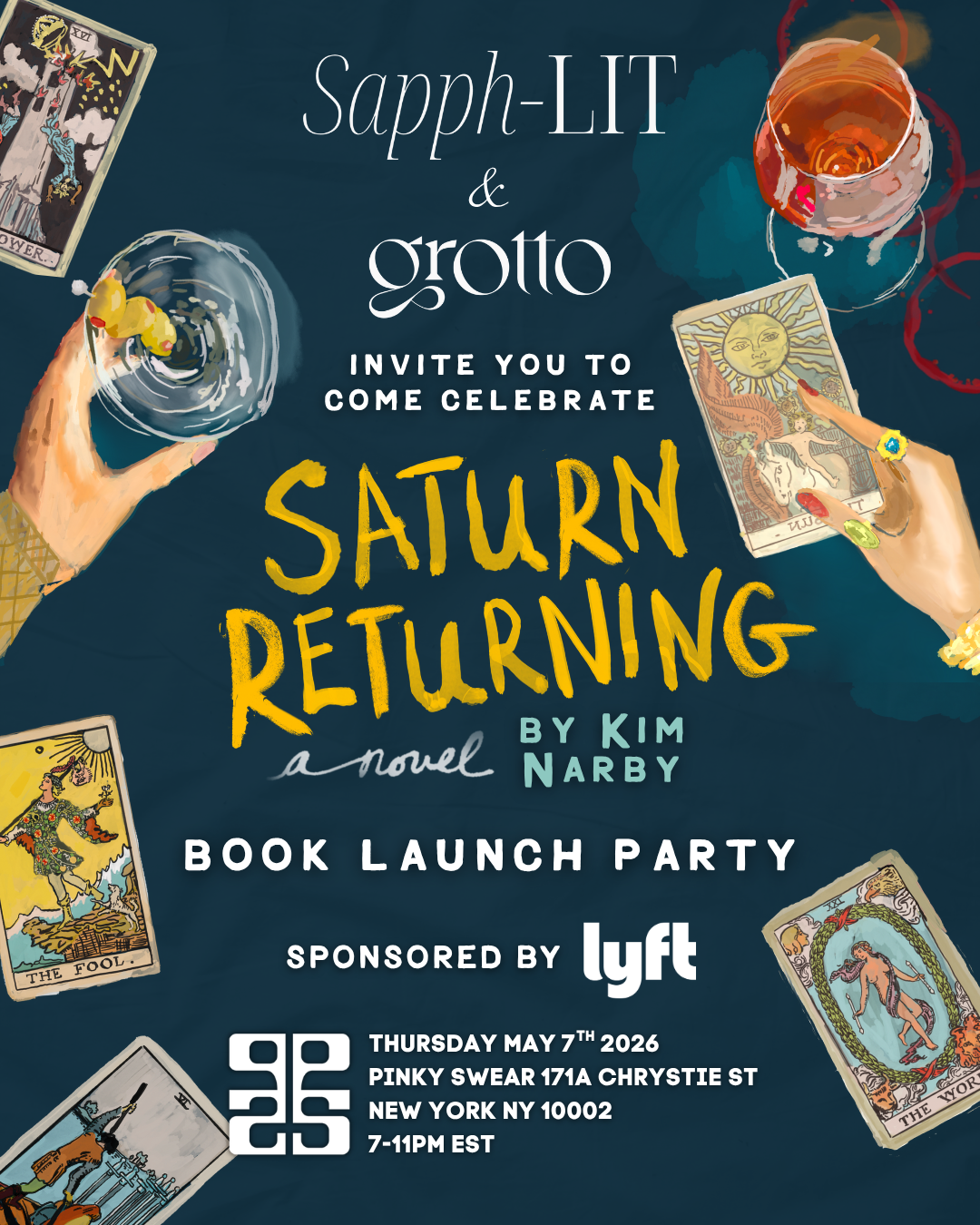 Saturn Returning Book Launch at Pinky Swear