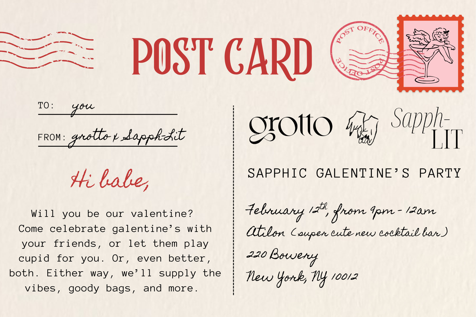 Red Romantic Valentine's Day Post Card.png