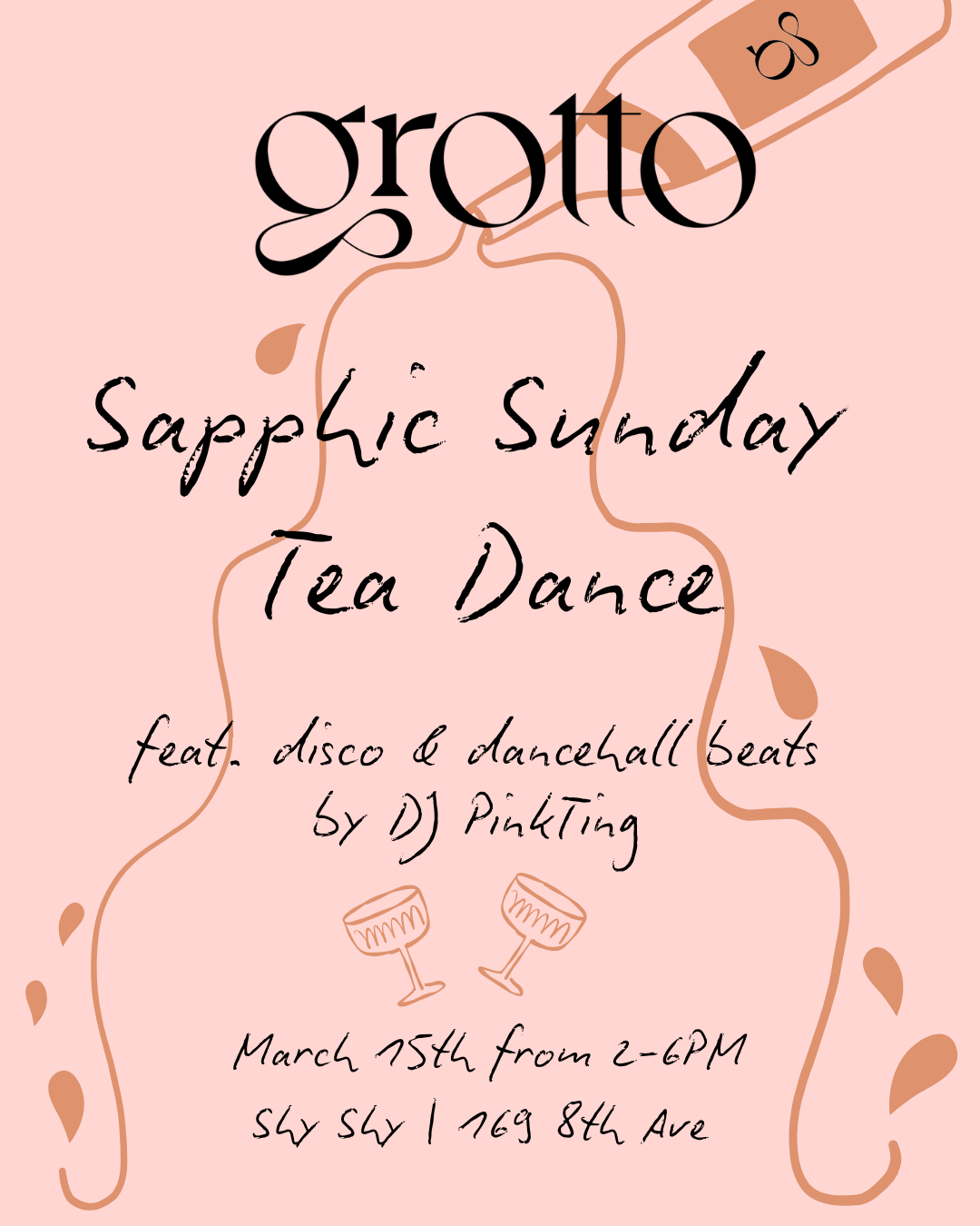 grotto Sunday Sapphic Tea Dance: New March Date