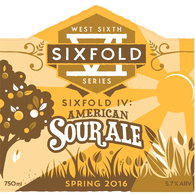 Sixfold IV: American Sour Ale by West Sixth Brewing Co