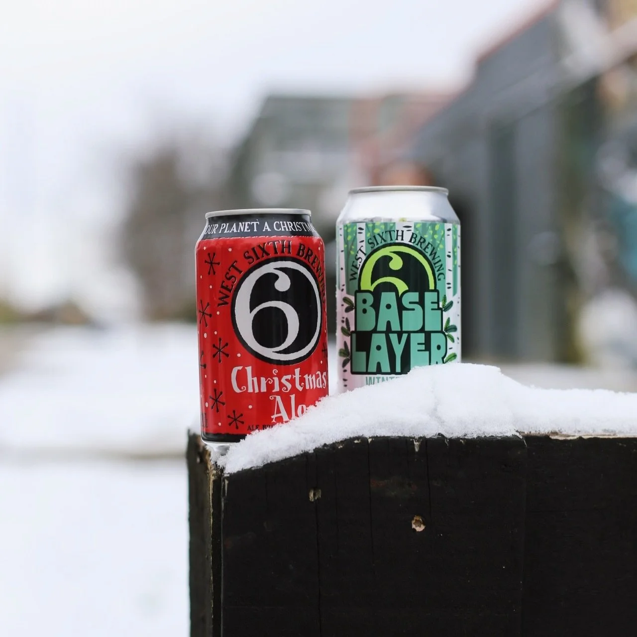 Snow Buddies 🍻☃️ which West Sixth winter brew is keeping you warm this season? Base Layer: Winter IPA? Christmas Ale? Something else? Let us know in the comments! 

👀 Pick up six-packs of Base Layer and Christmas Ale in your nearest taproom and aro