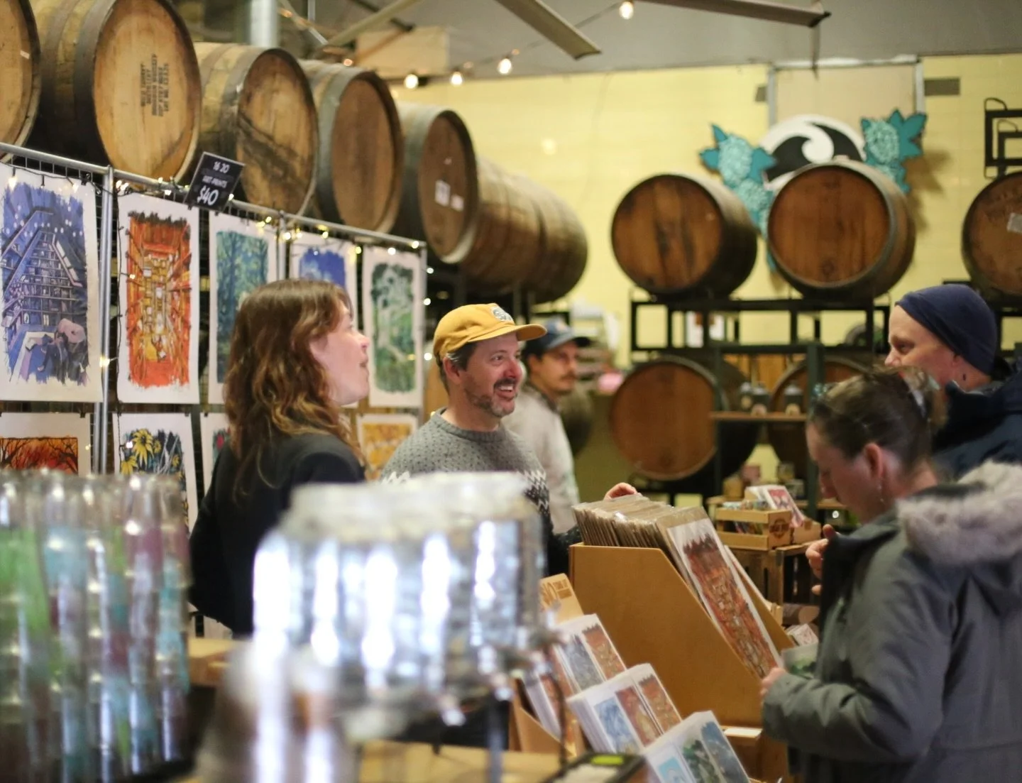 LAST CALL ART MARKET &bull; SATURDAY 12/20 &bull; 11-5 💅🎨🫟 We&rsquo;re counting down the days til our end of year market with @cricketpress! Mark your calendars, and head on down to the Barrel Room on 12/20 to check out this year&rsquo;s stellar a