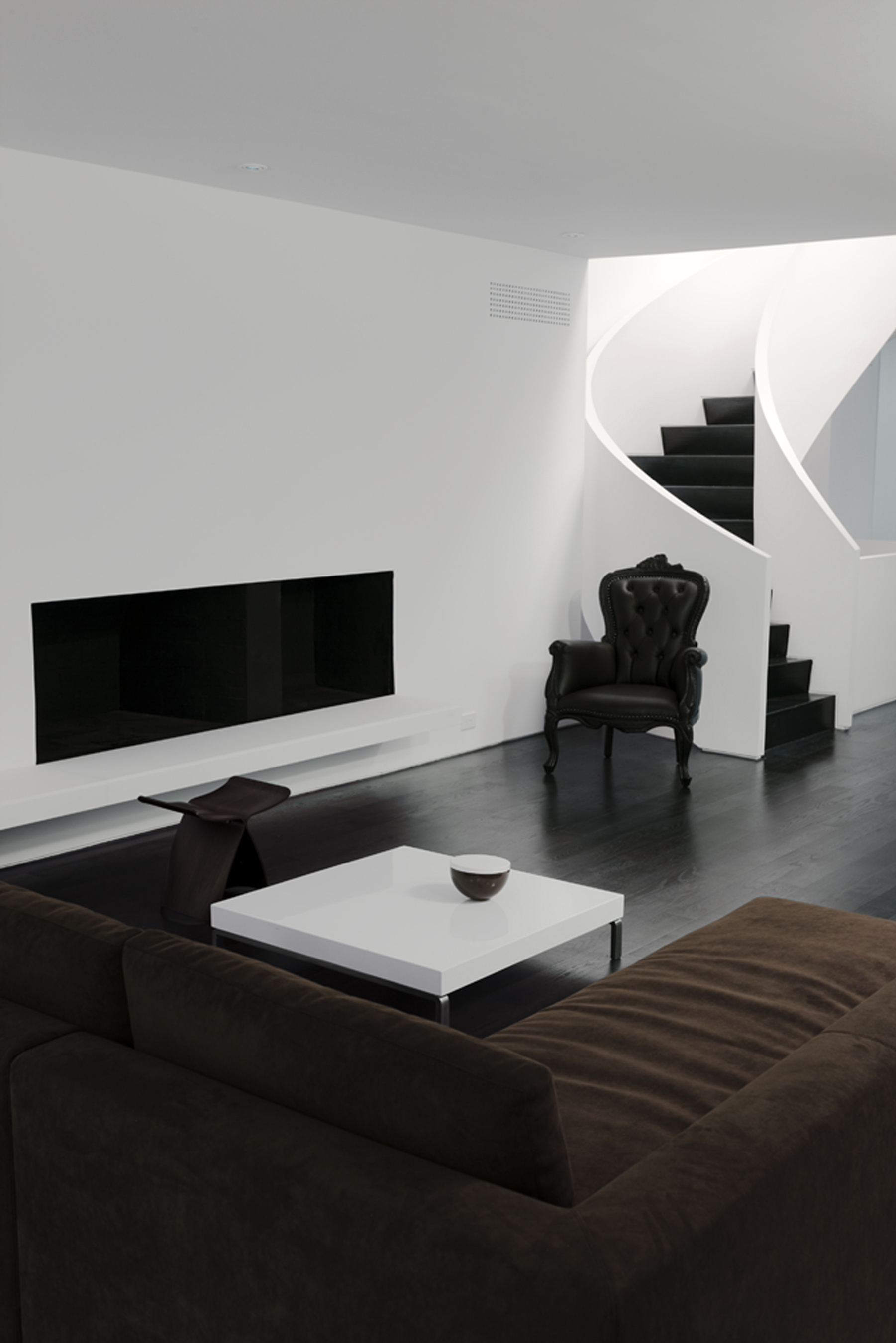 Copy of Russell Hill Road - Stair Curve White Couch Living Room