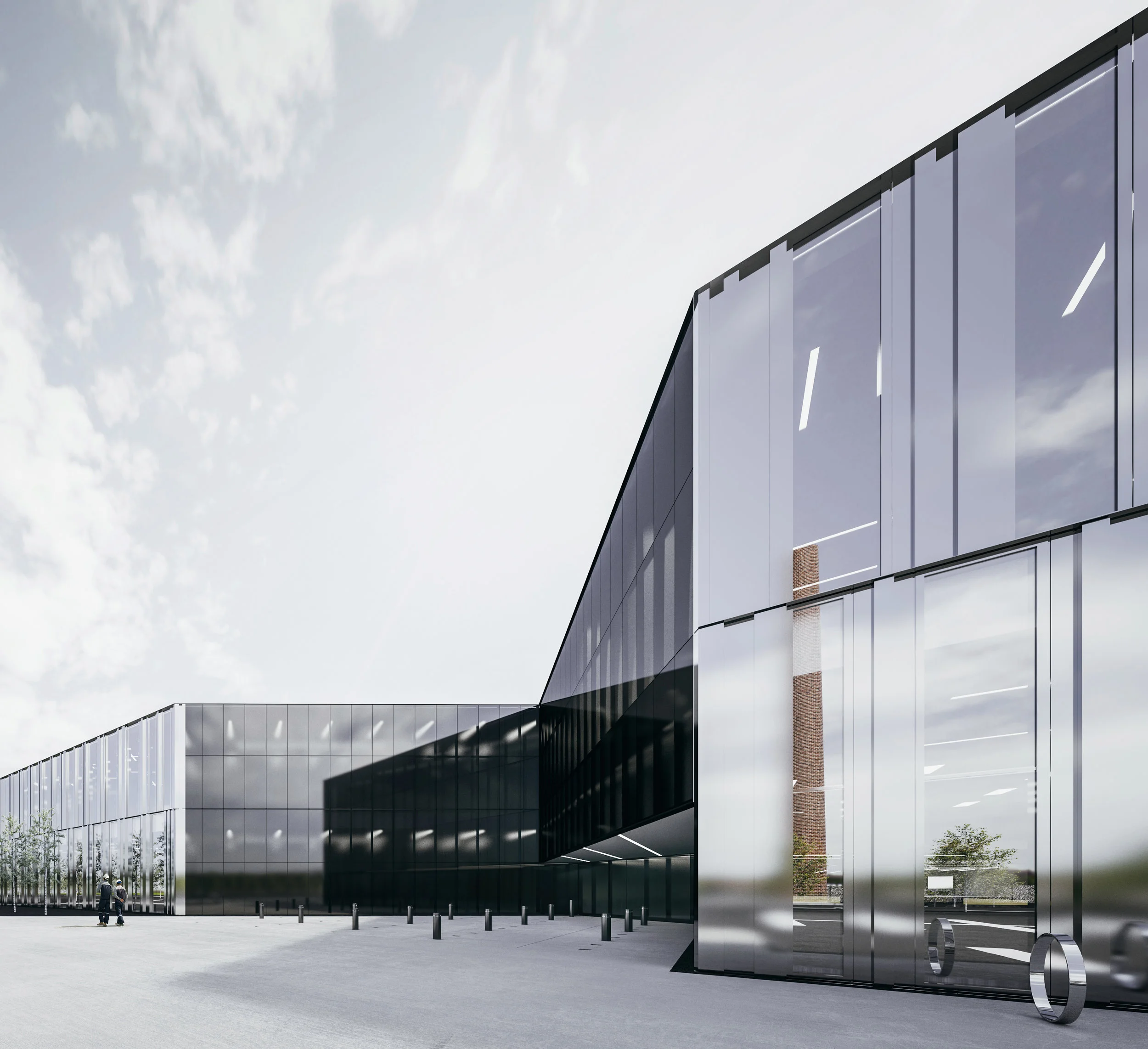 North East Transit Garage - Office Building Entrance