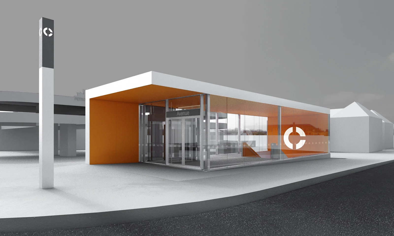 Eglinton Crosstown LRT DX - Station Secondary Entrance