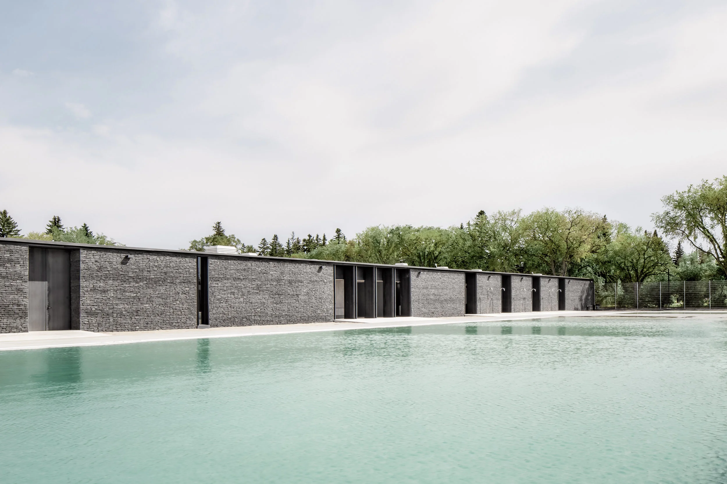 gh3 - Borden Park Natural Swimming Pool - View from Across Pool