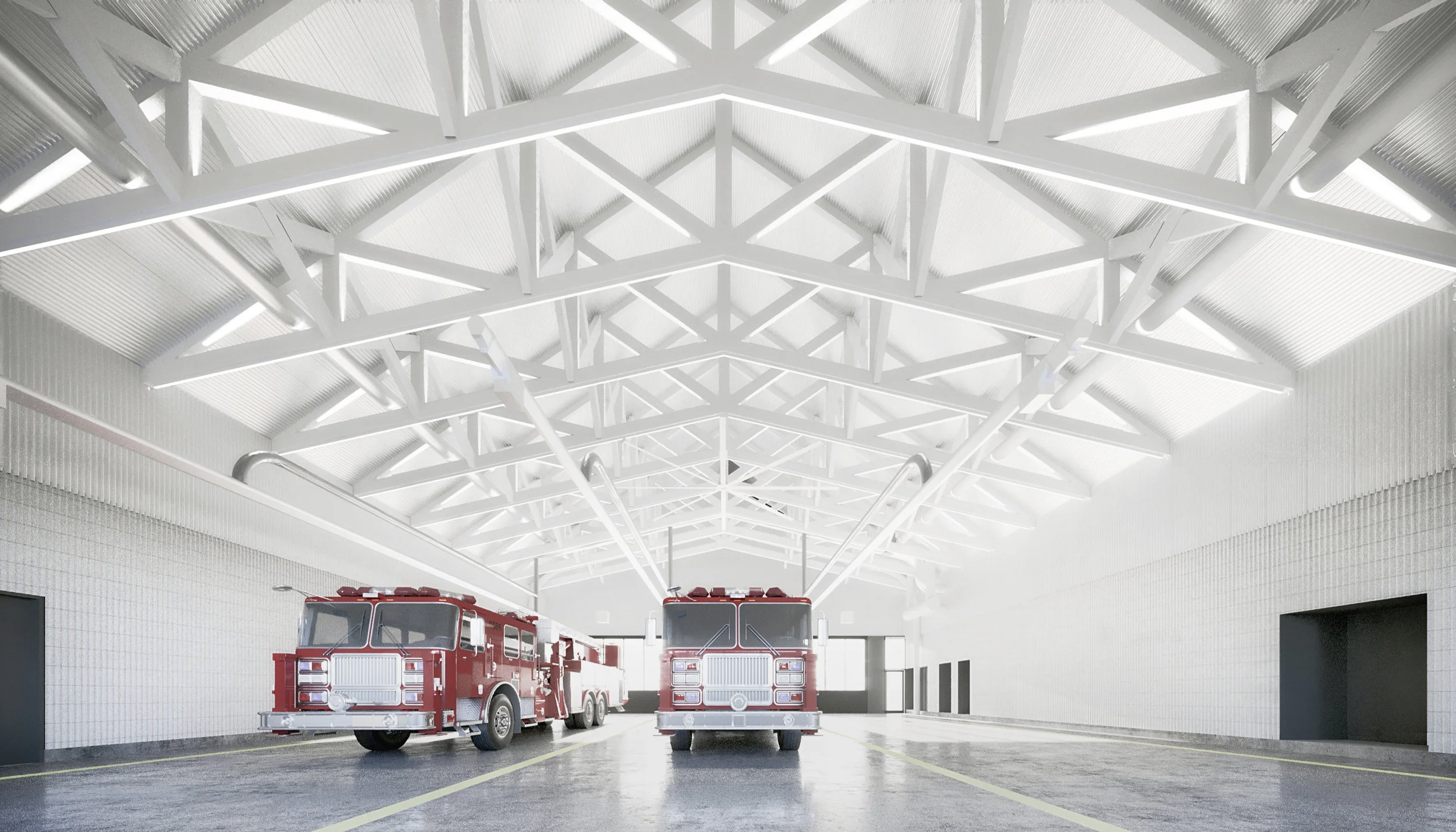 Windermere Fire Station #31 - Apparatus Bay Interior View