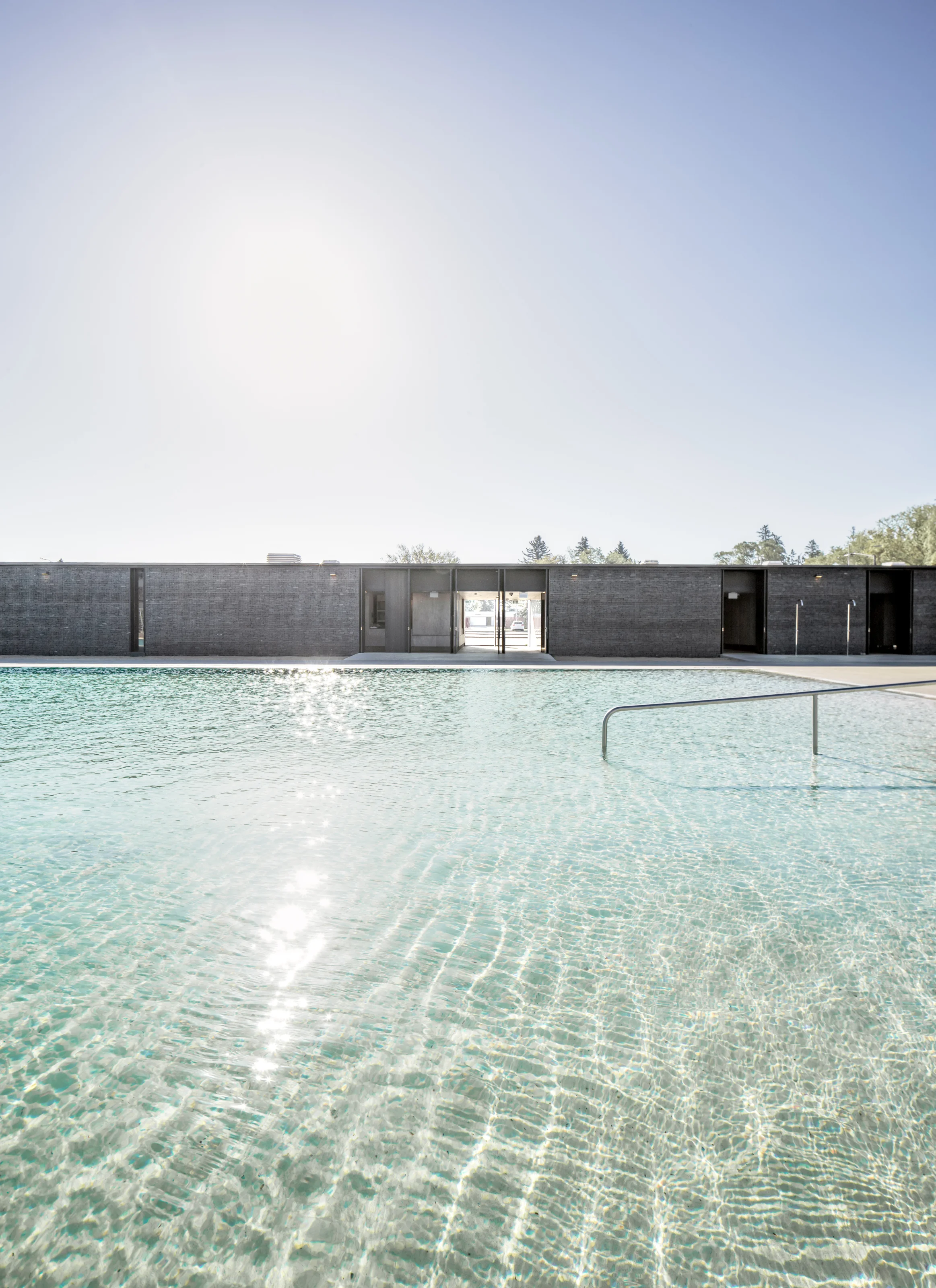 gh3 - Borden Park Natural Swimming Pool - View of Pool Towards E