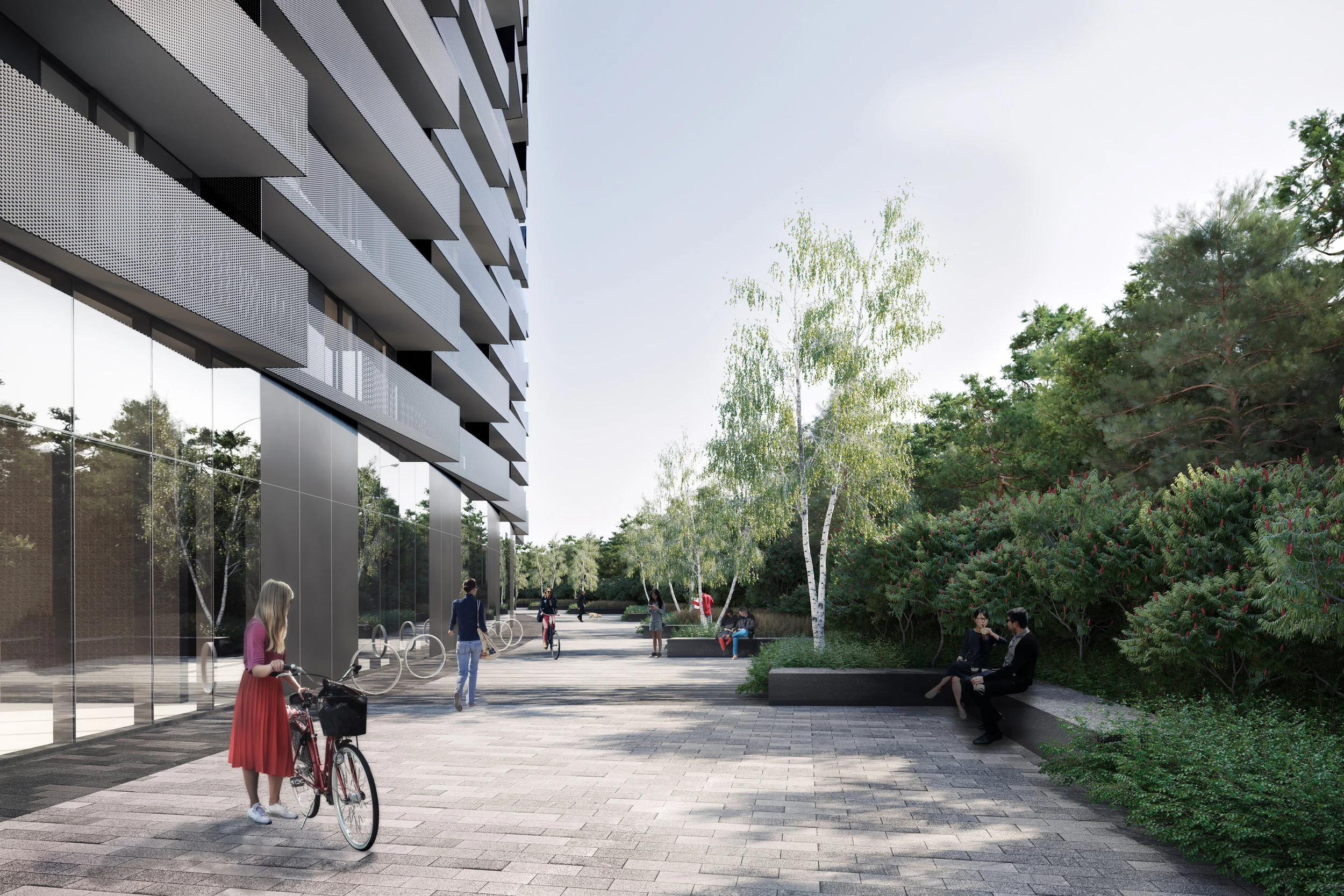 gh3 - Tretti Condominiums - West Path View
