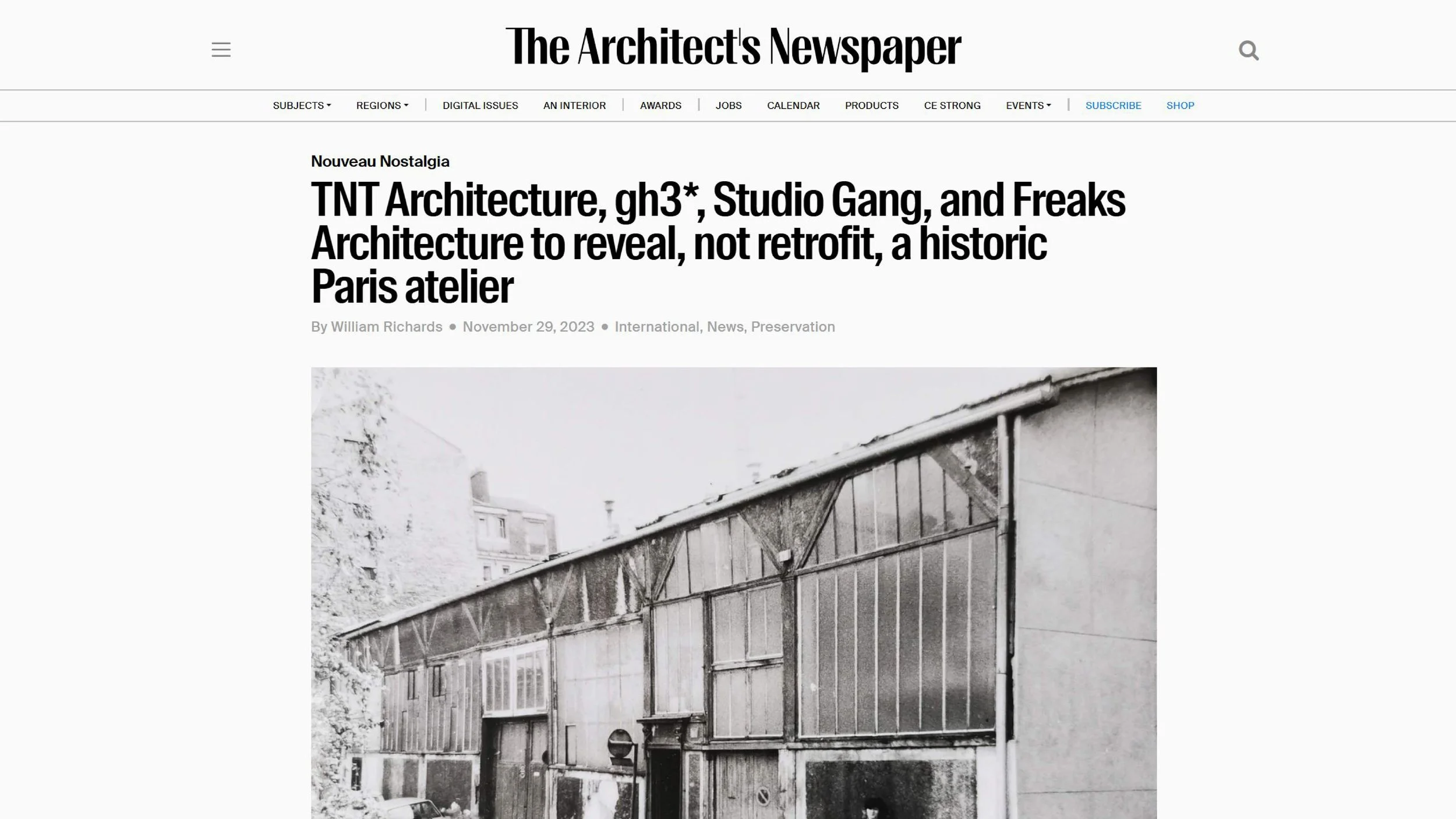 The Architect's Newspaper