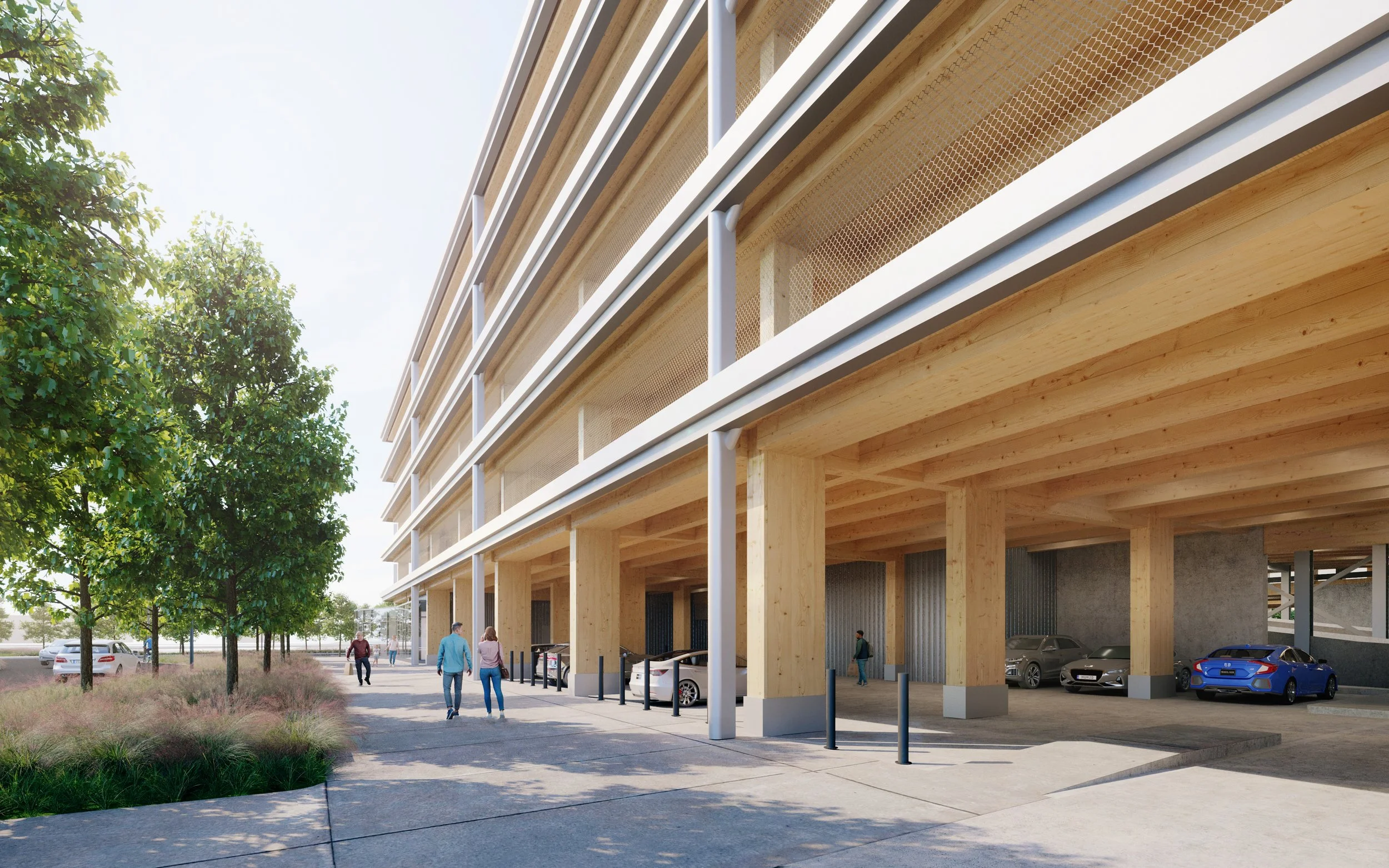 UTSC Retail and Parking Commons Mass Timber Study