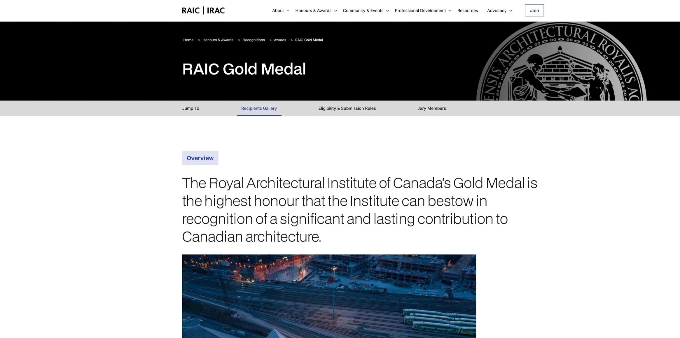 RAIC 2026 Gold Medal