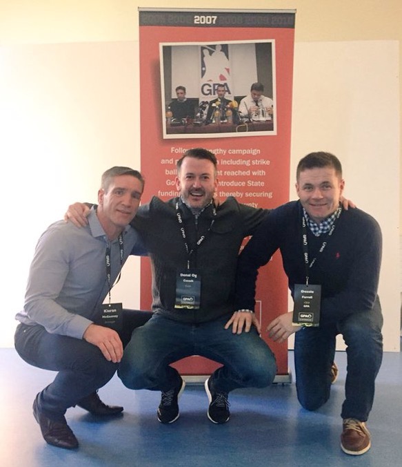 Commrades and great friends; Kieran McGeeney and Donal Og Cusack