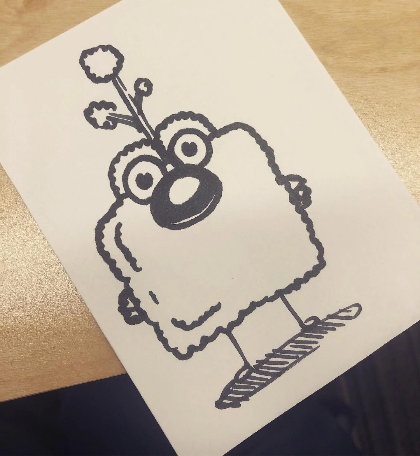 Who Am I #im #jeanvaljean #weirdthings #aliencreature #sketch #artworks #art #iam #sketch #wtf #friday #fuzzysocks