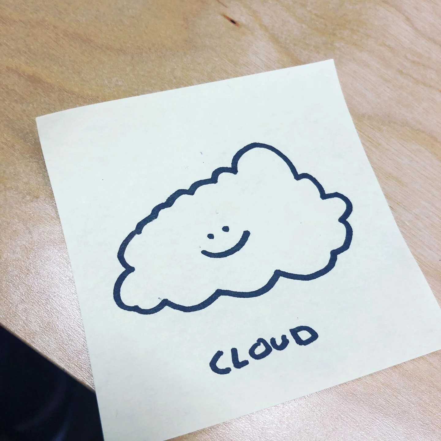 Happy Cloud #clouds #cloud #sketch #sketches #artist #illustration #dumbo #stupid #sharpieart