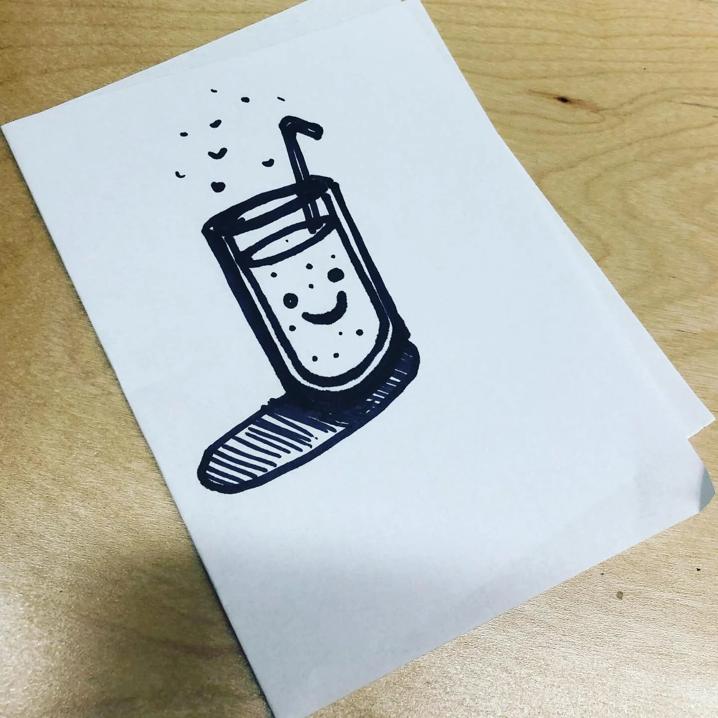 Soda #sketch #sketchbook #doodle #soda #pop #happy #sharpieart