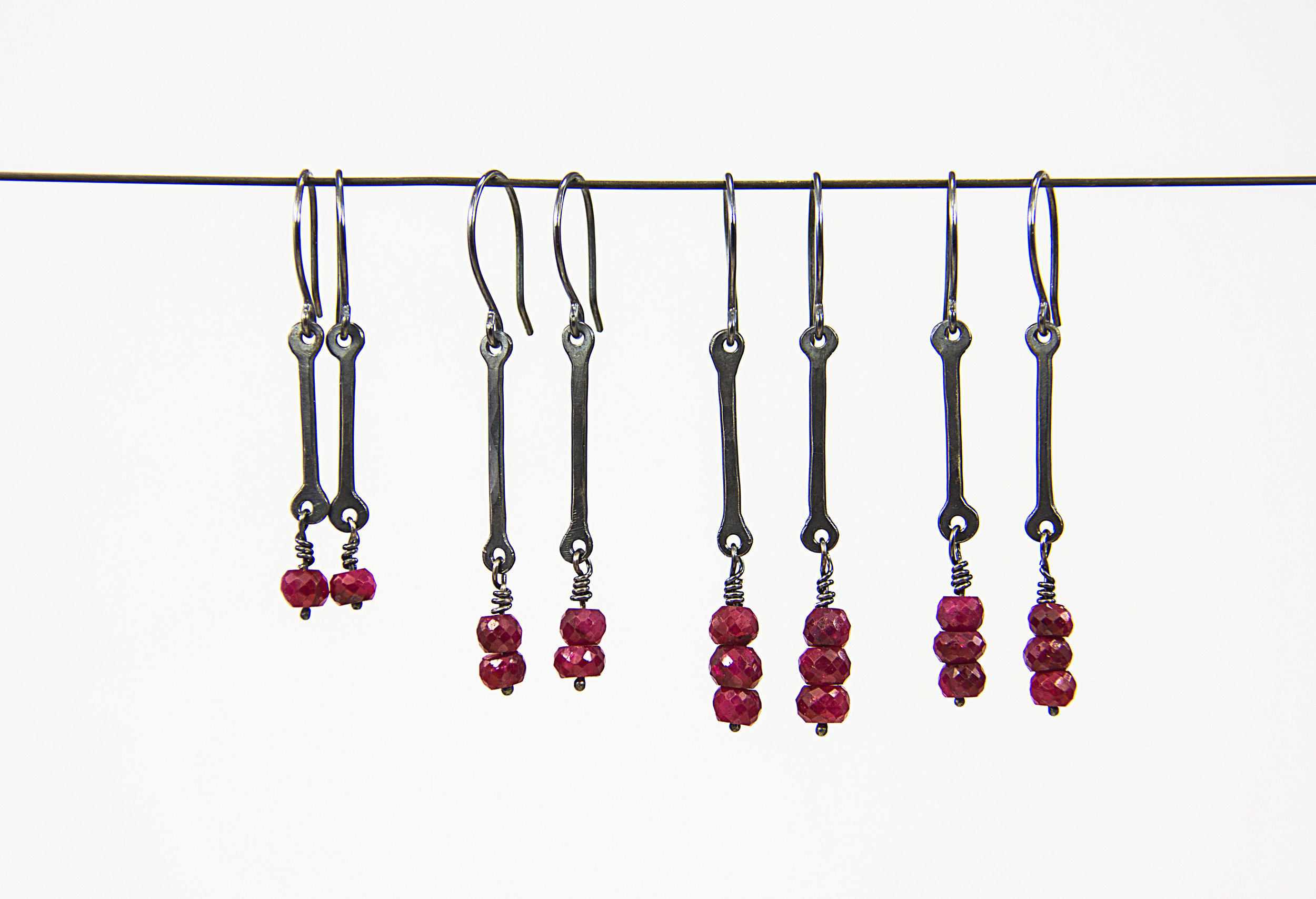 Ruby Drop Earrings