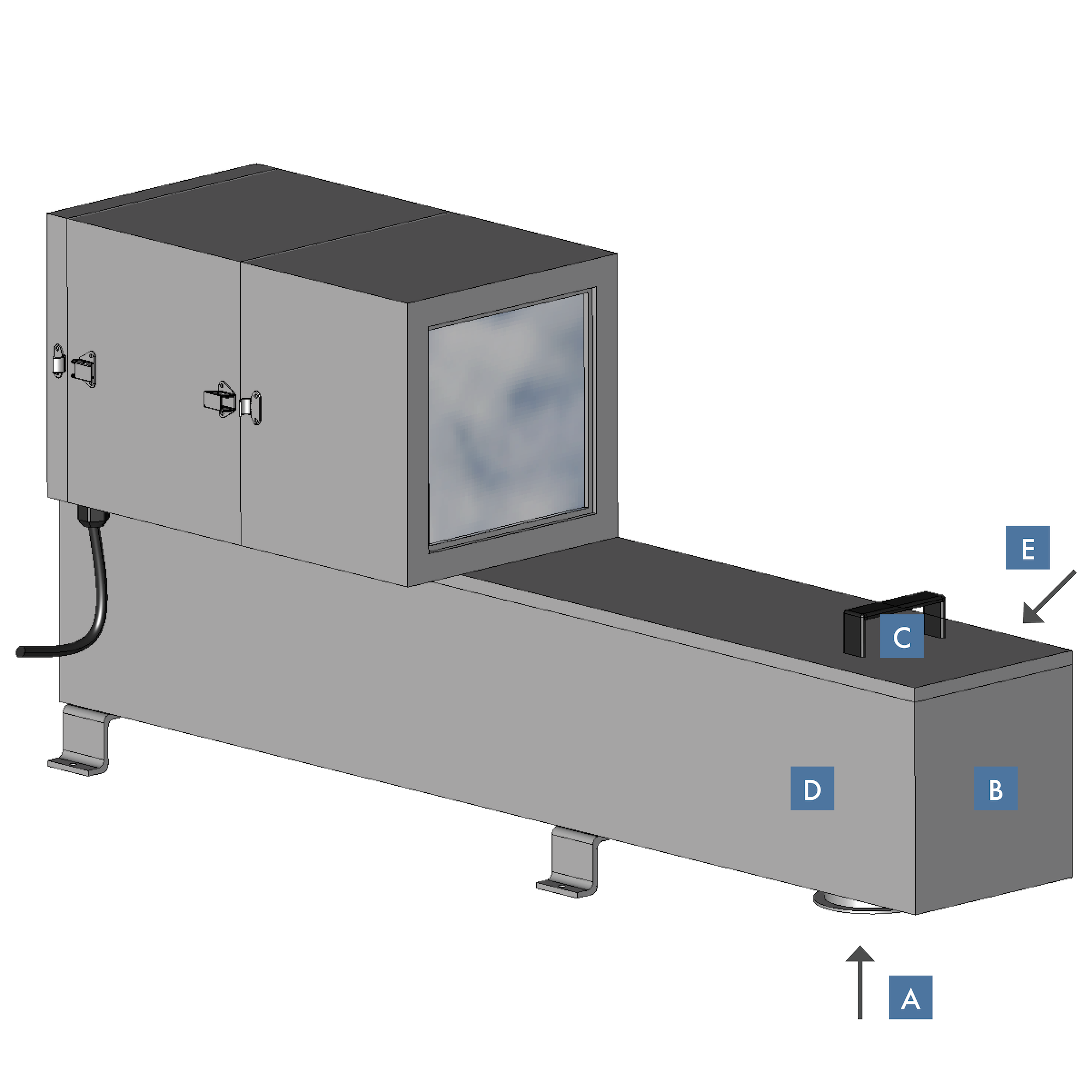 Horizontal Tank Top & Alcove Mount
