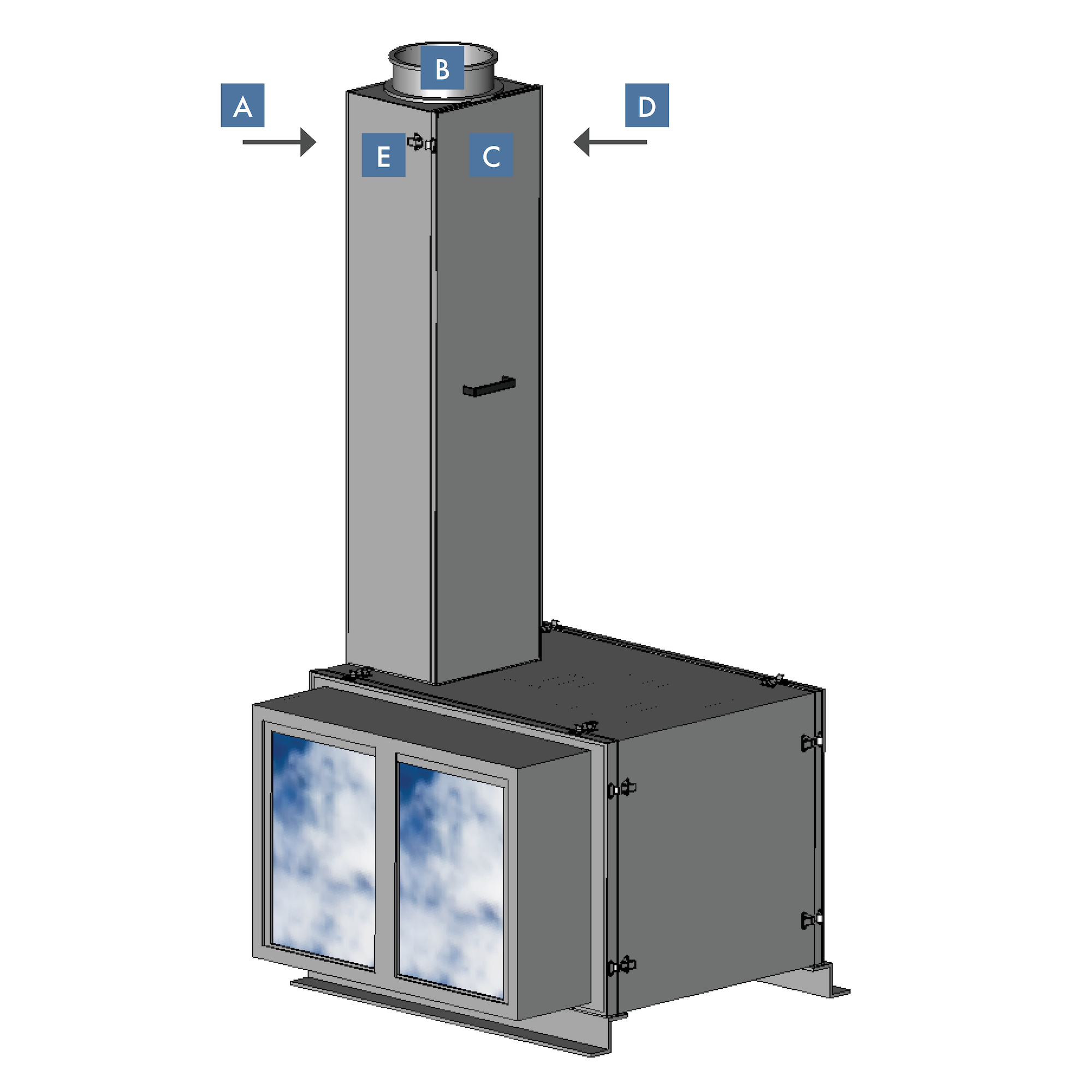 Vertical Floor Mount