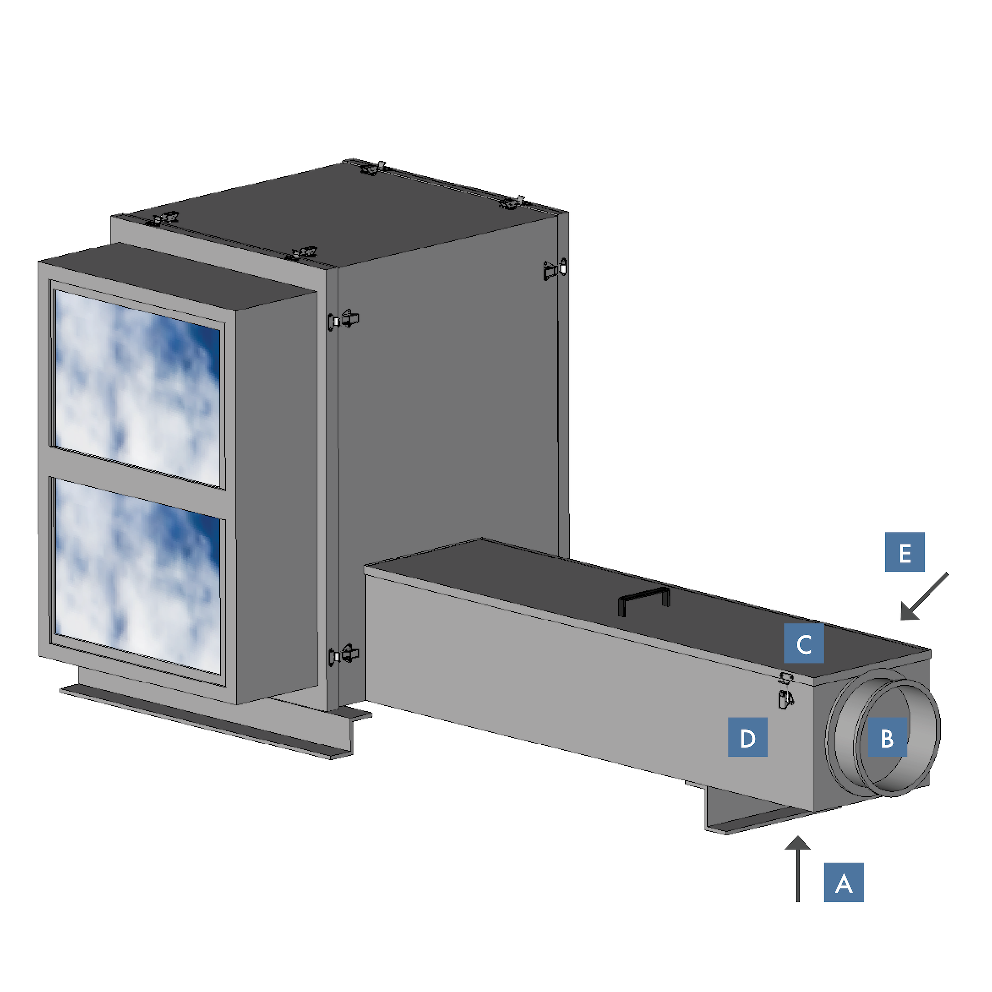 Horizontal Tank Top & Alcove Mount