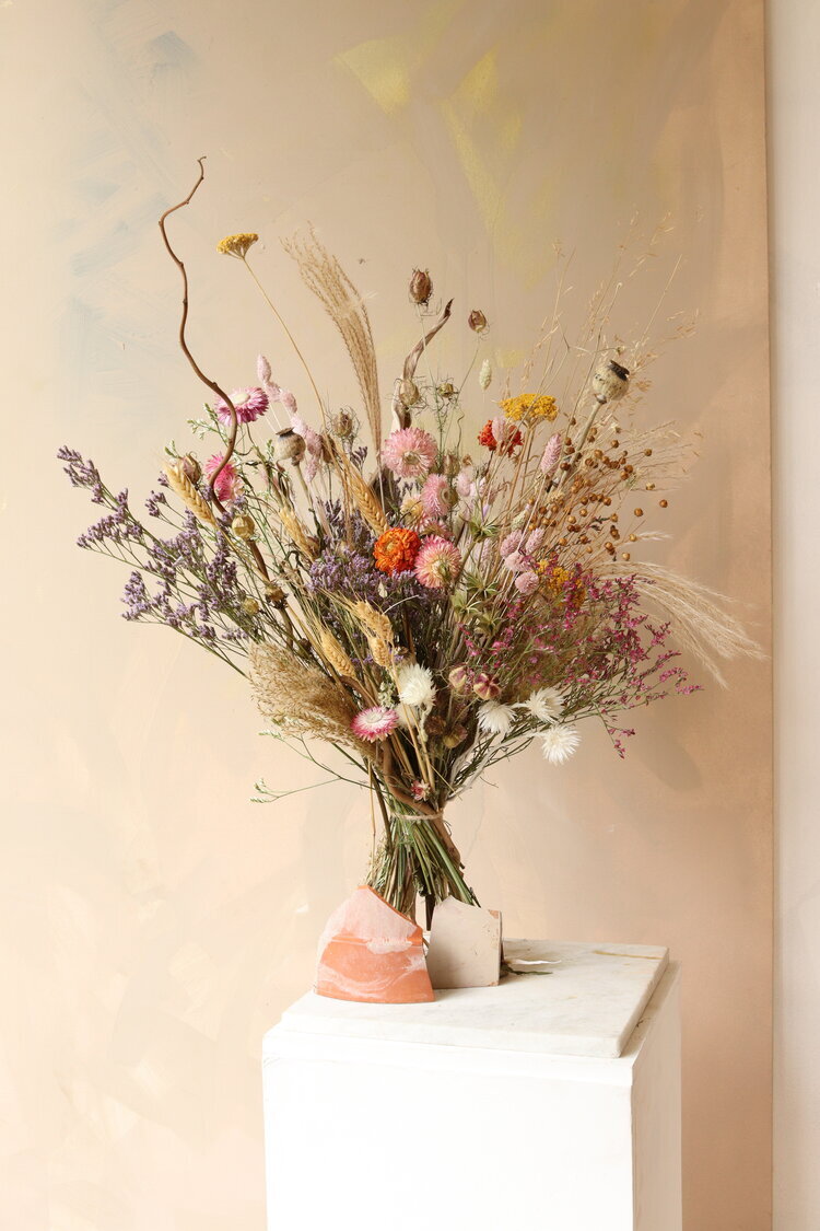 Design by Nature - Colourful Dried Flower Bouquet