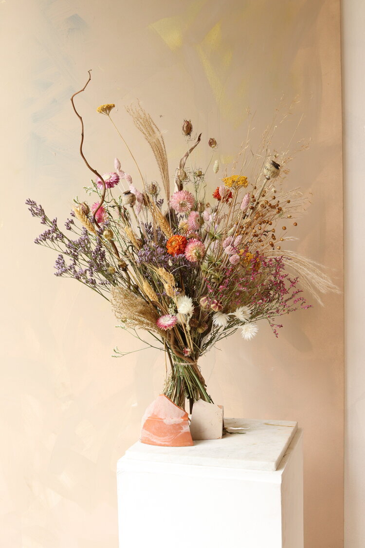 Design by Nature - Colourful Dried Flower Bouquet