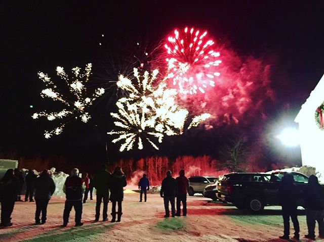 Sometimes unexpected things happen at a comedy gig, like fireworks in the dead of winter in northern NH. #comedy  #nh #gorhamnh #townandcountryinnandresort