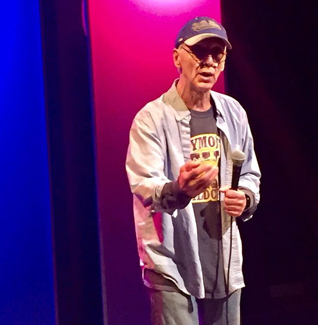 Bob Niles doing the stand-up thing at The Hatbox Theatre in Concord, NH. #hatboxtheatre #concordnh #boggiscomedy