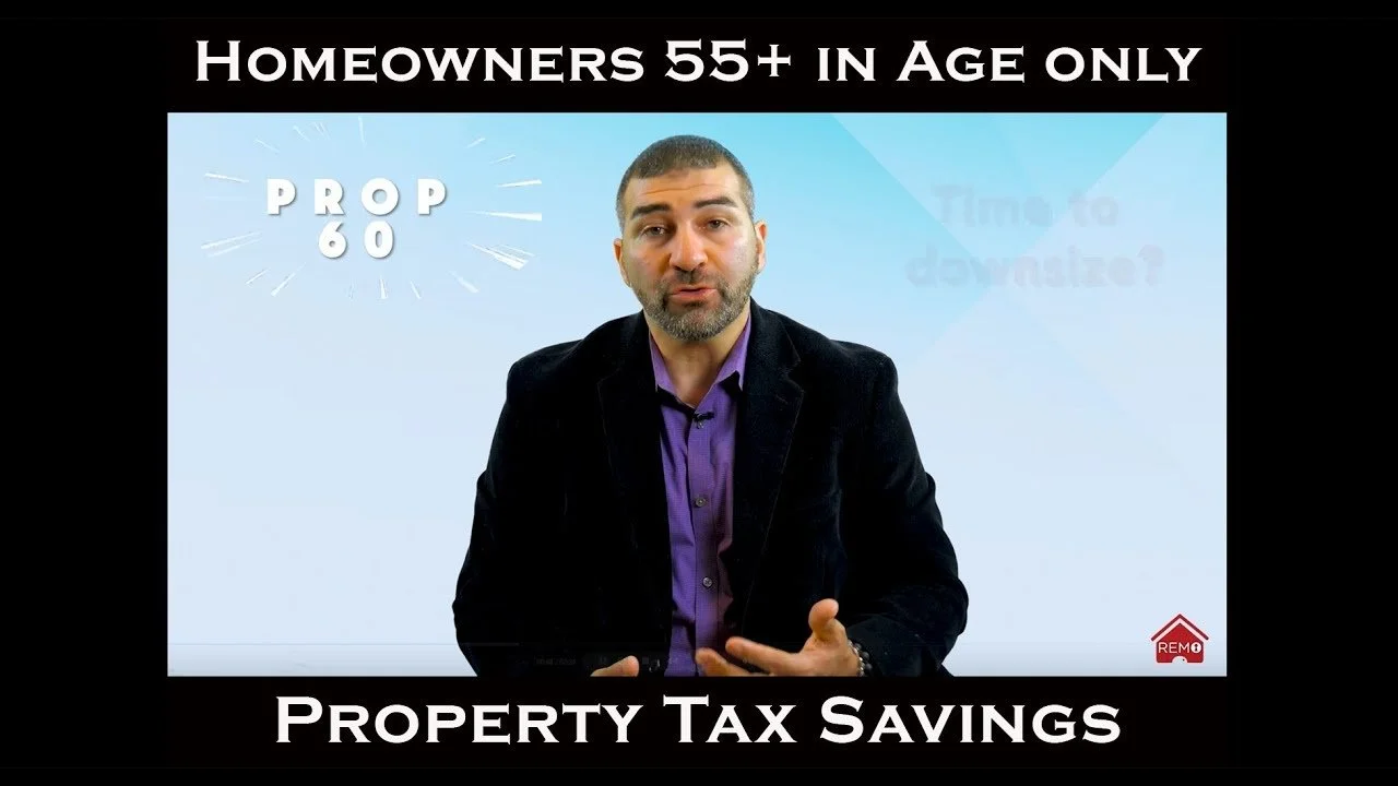 CA Property Tax Savings for Homeowners 55+: Proposition 13, 60 &amp; 90 Explained for Southern California