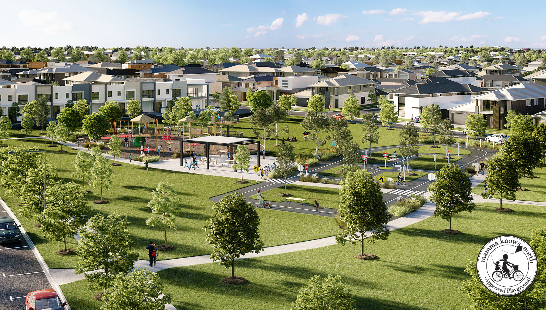 (sneak peek) mamma approved traffic school playground @ aston, craigieburn