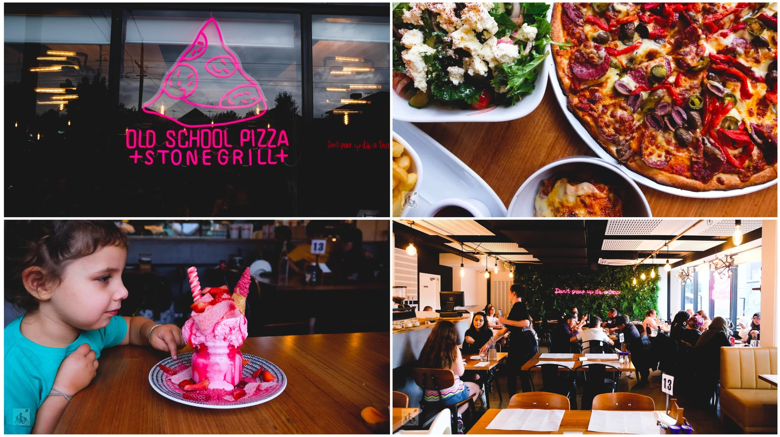 old school pizza, coburg