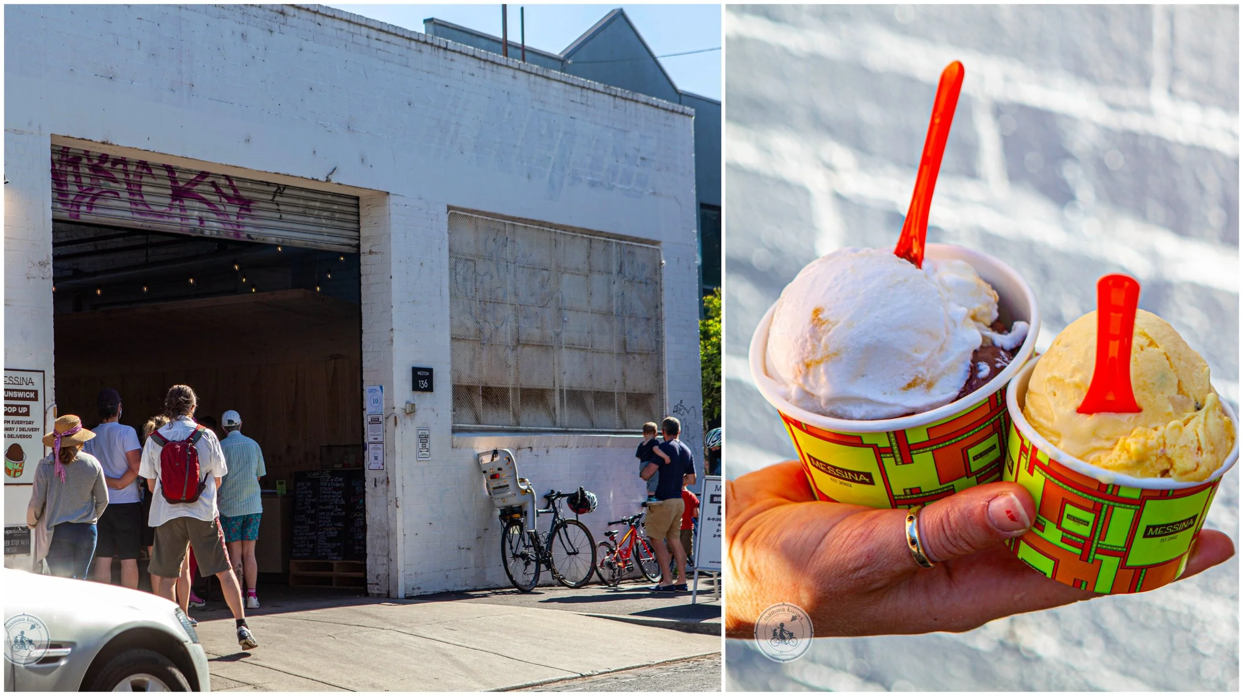 messina gelato pop up, brunswick east