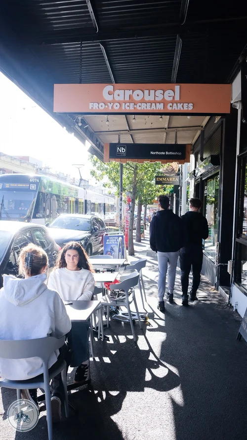 carousel ice cream and cake