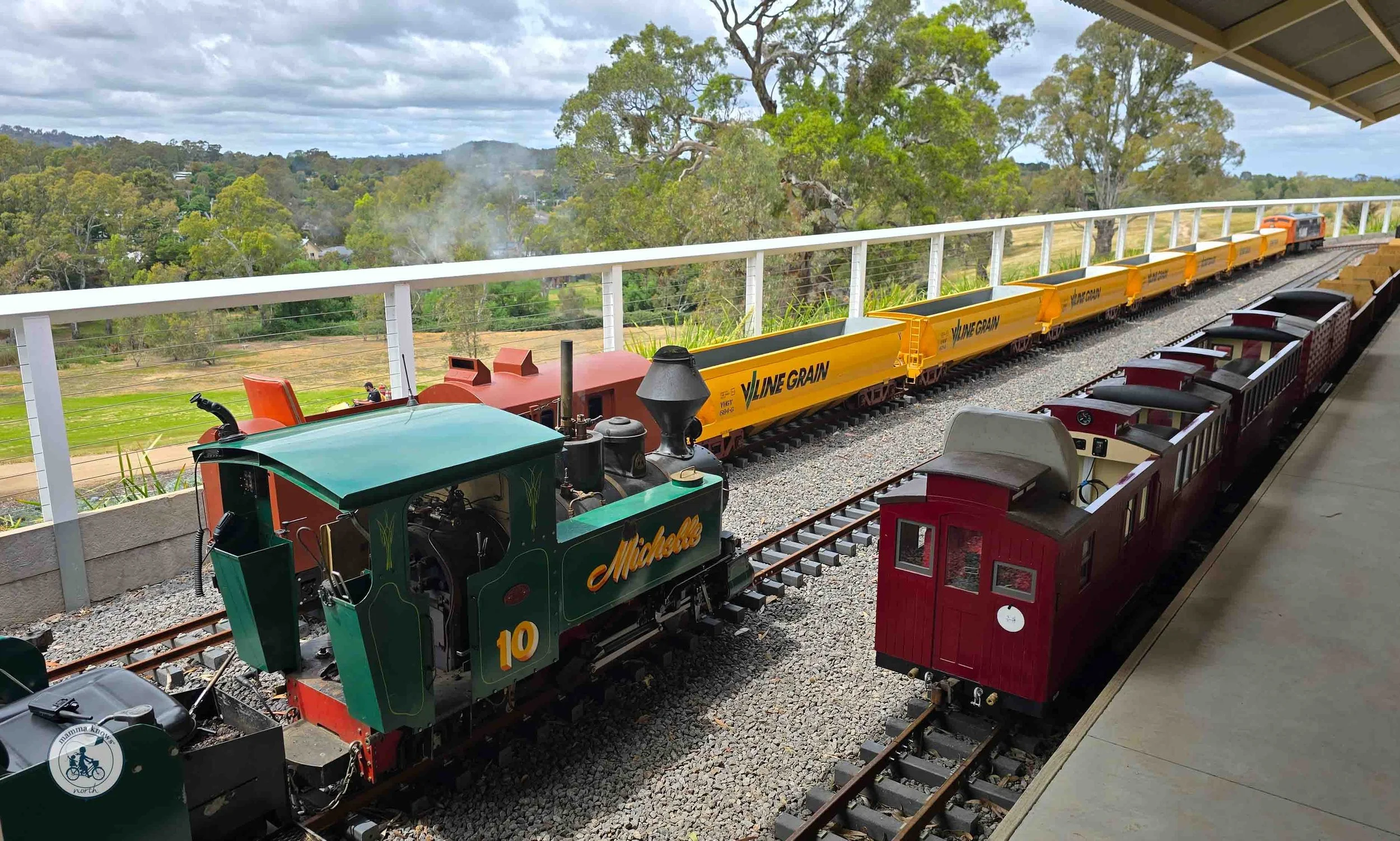 victorian miniature railway, harcourt