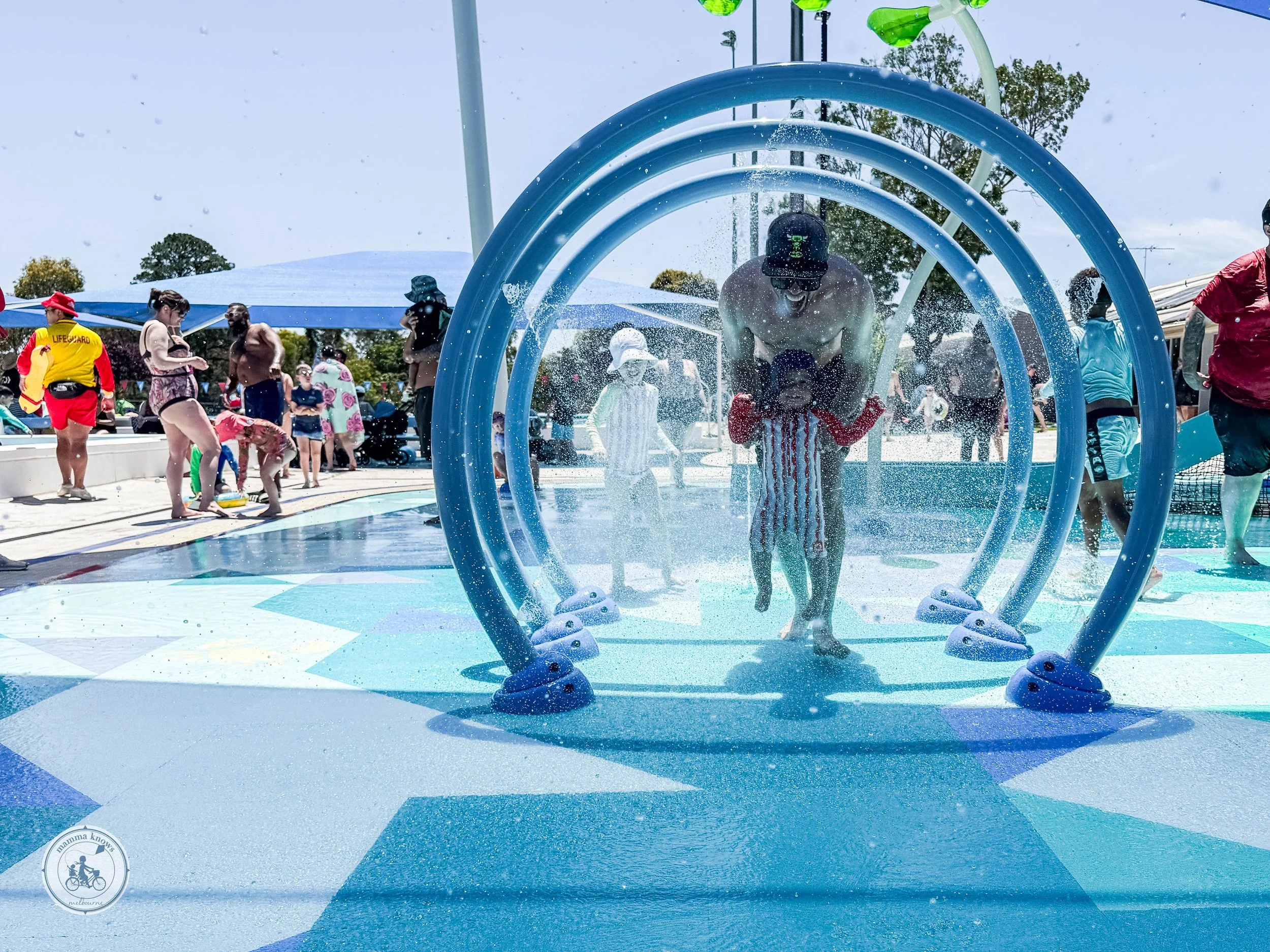sunbury aquatic and leisure centre water play, sunbury